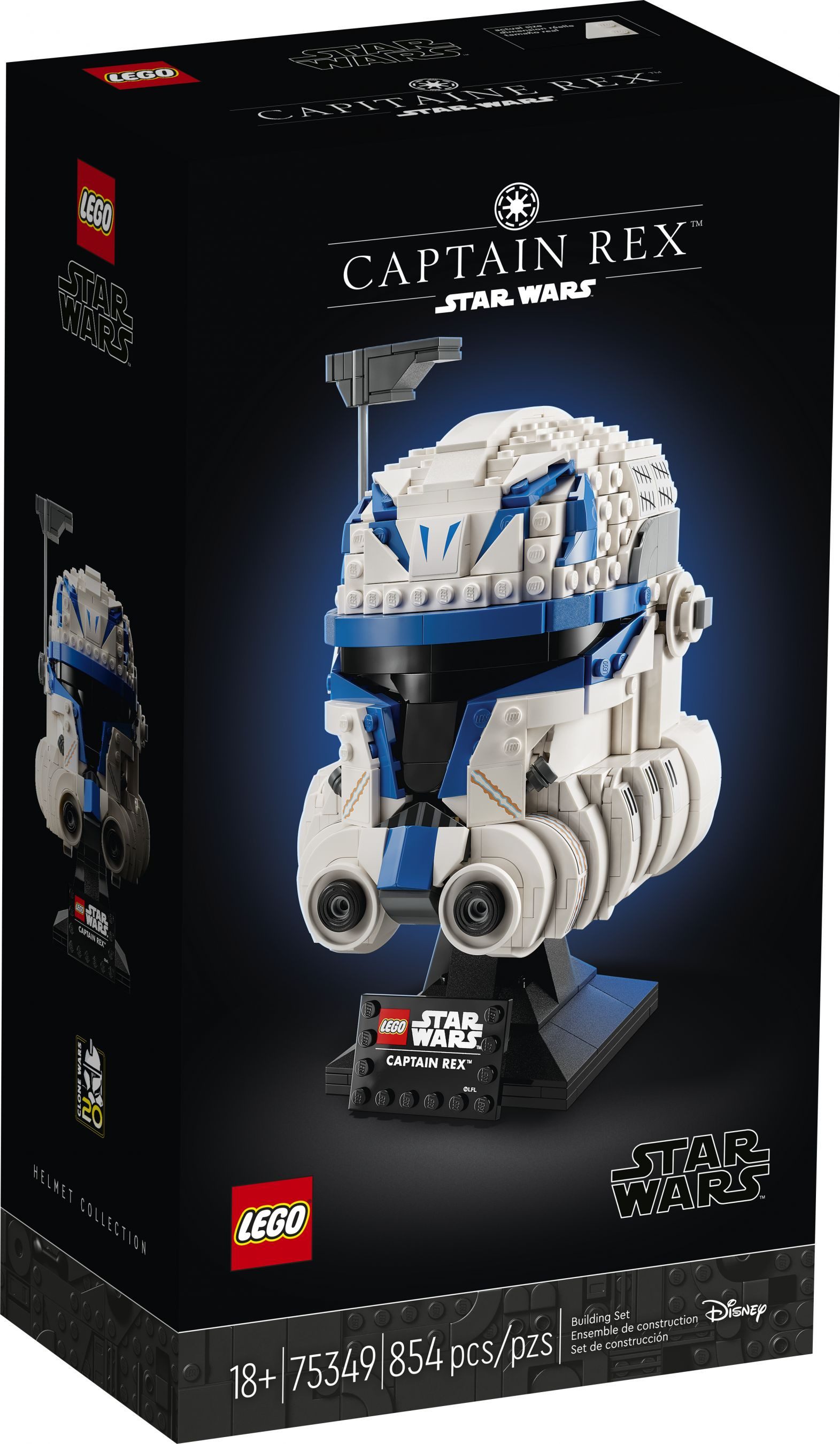 LEGO® LEGO® Star Wars™ 75349 Captain Rex™ Helm Konstruktionsspielsteine, (854 St)