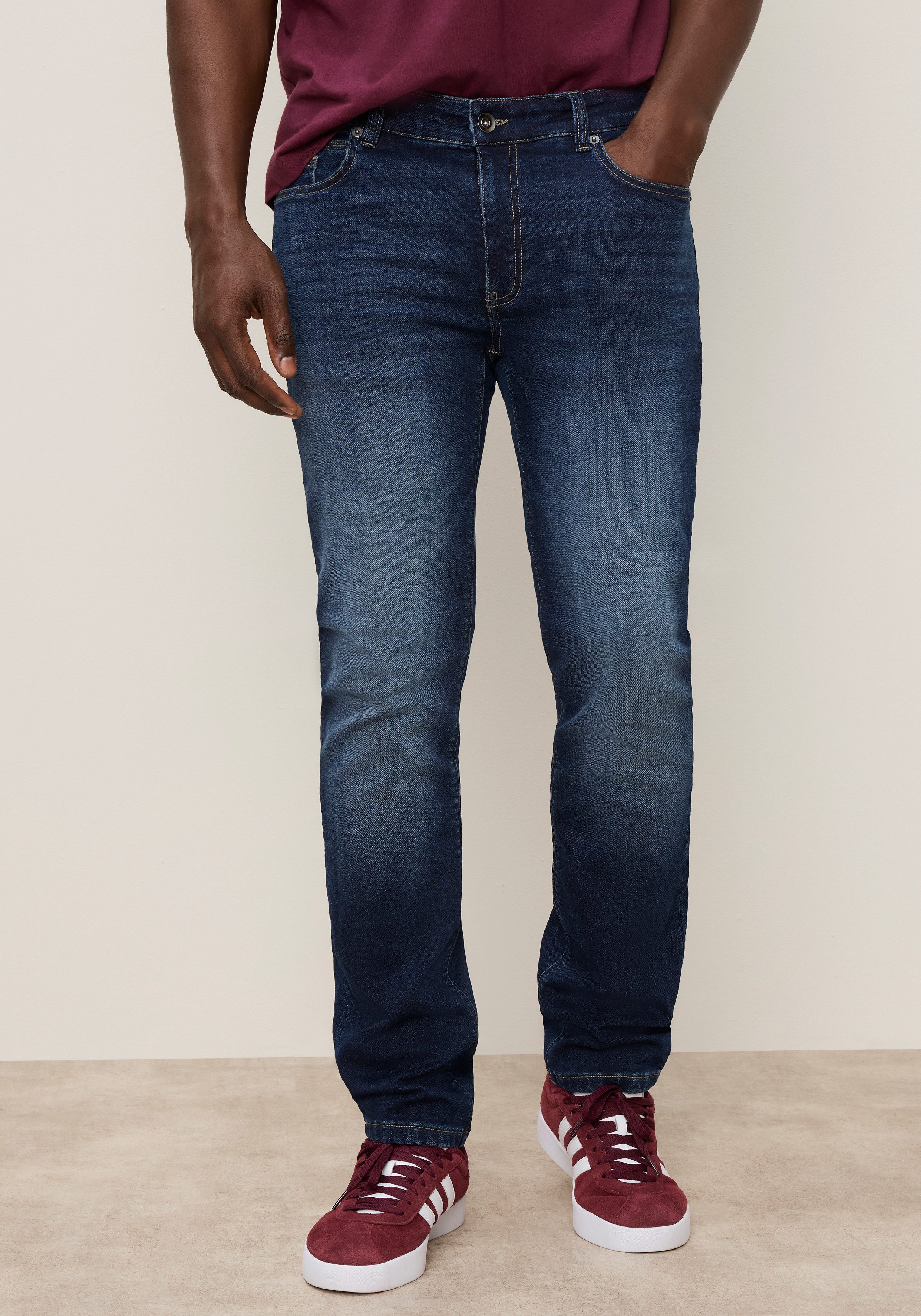 DELMAO Jogg Pants Straight Fit, gerade Beinform, niedrige Leibhöhe