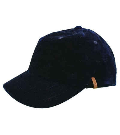 Barts Baseball Cap »Barts Telli Kinder-Cap coole Schirmmütze mit weichem Samtstoff Freizeit-Cap Navy-Blau«