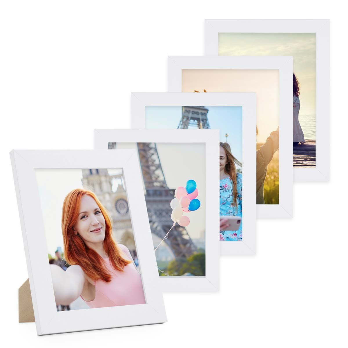 PHOTOLINI Bilderrahmen 5er Set breite Rahmen, günstig online kaufen
