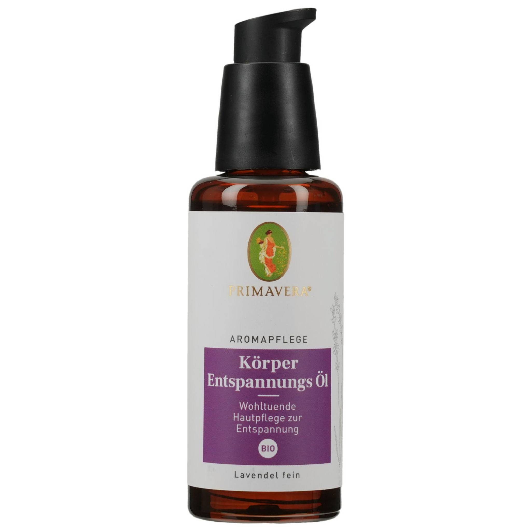 Primavera Life GmbH Körperöl KÖRPERENTSPANNUNGSÖL Bio Aromapflege 50ml