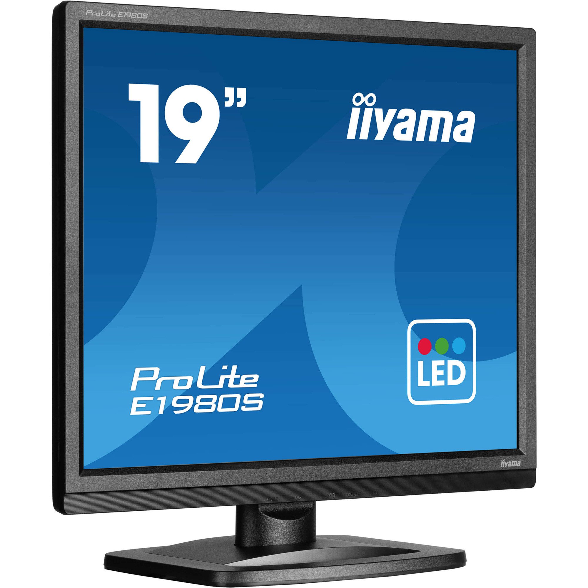 Iiyama iiyama ProLite E1980S-B1, LED-Monitor, (SXGA, TN, TFT-Monitor (1280 x 1024 px)