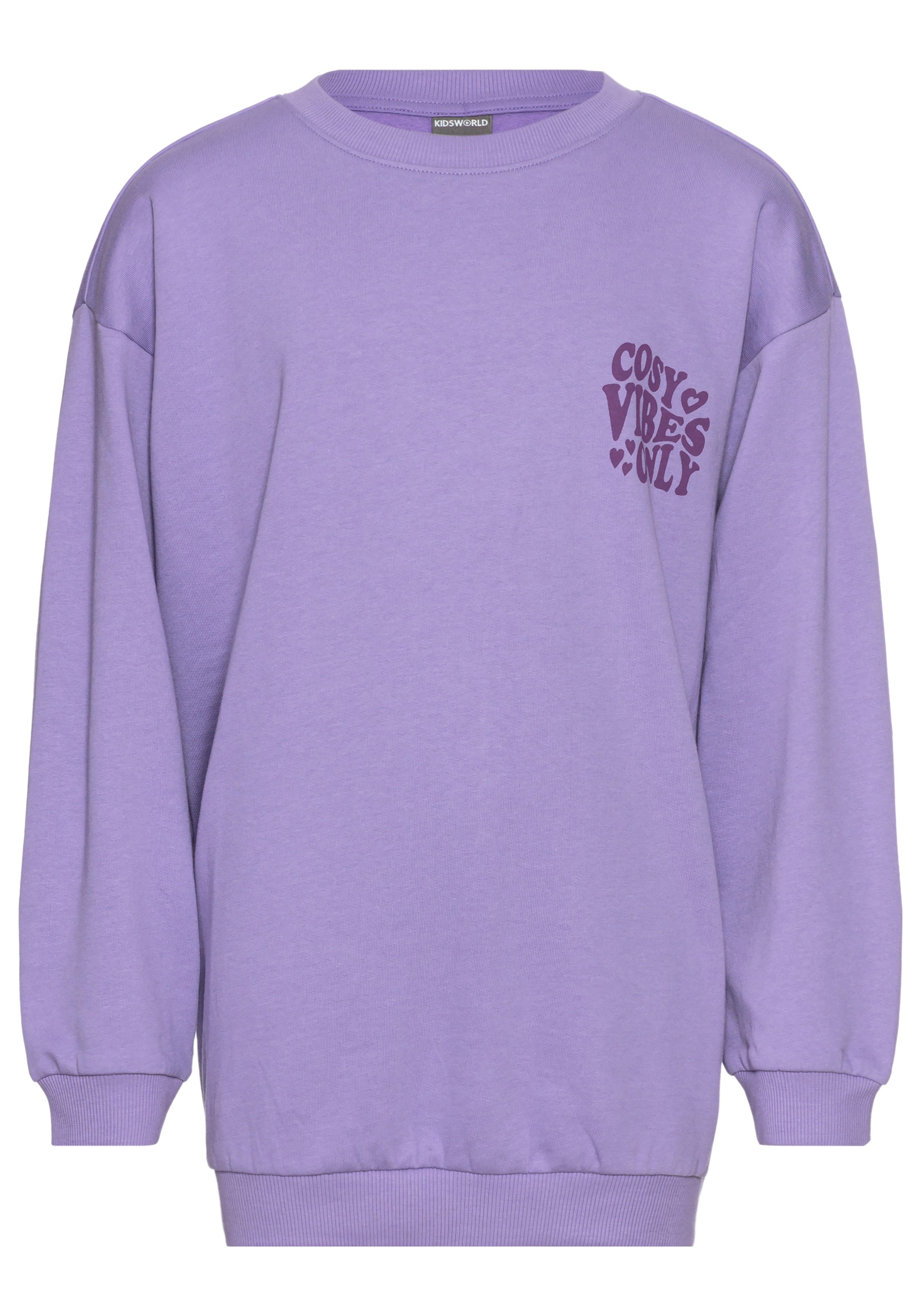 Sweatshirt Rückenprint Sweatshirt
