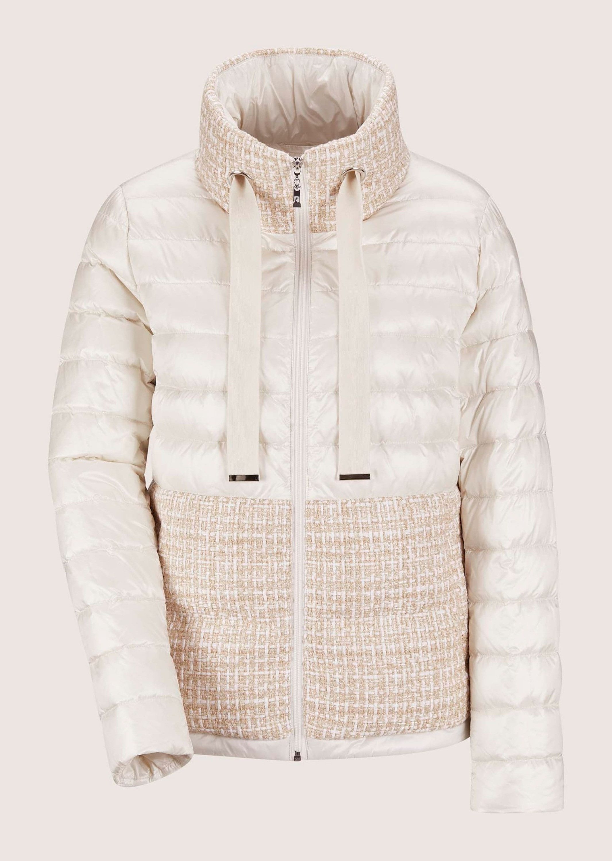 MADELEINE Steppjacke Steppjacke mit Bouclé-Partien