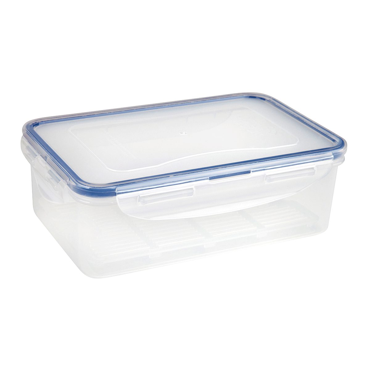 LOCK & LOCK Dose Vorratsdose Lock & Lock mit Sicherheitsverschluss - wasserdicht (1 St., Frischhaltedose 1 Liter - 20,5 x 13,4 x 6,9 cm), stapelbare Dose mit Deckel - Vorratsbox luftdicht