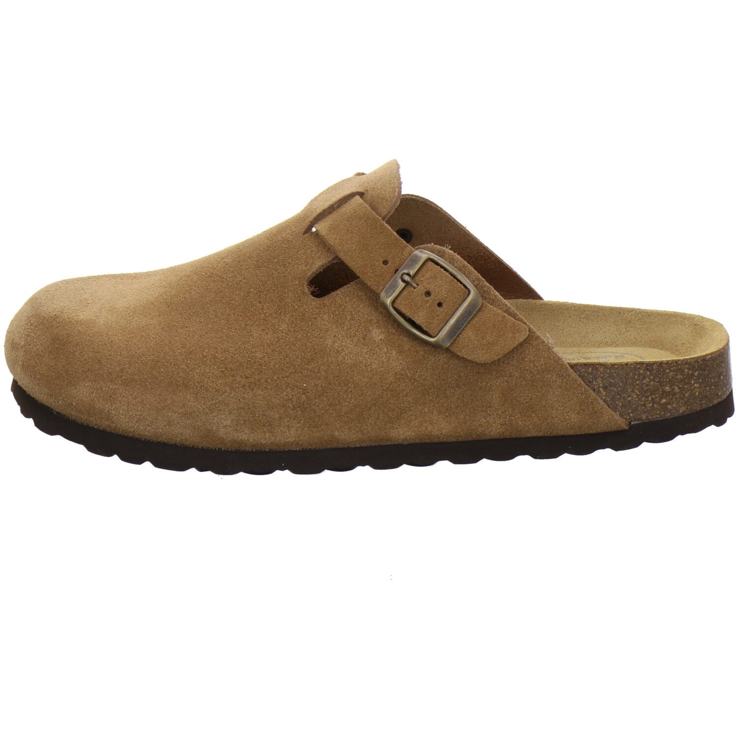 AFS-Schuhe 390084 Clogs Pantolette für Herren aus Leder mit Fußbett, Hausschuhe Made in Germany
