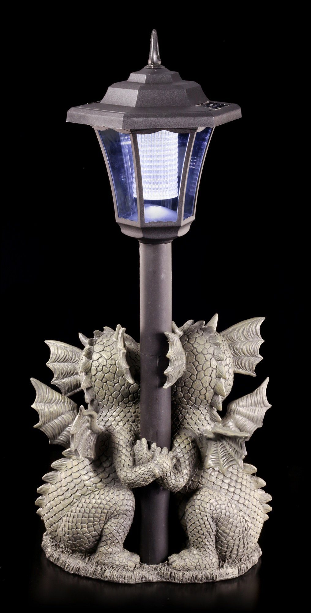 mit Gartenfigur Figuren Loving Dekoration - Lampe GmbH Garten Dragons Drachen Solar Shop Fantasy Gartenfigur -