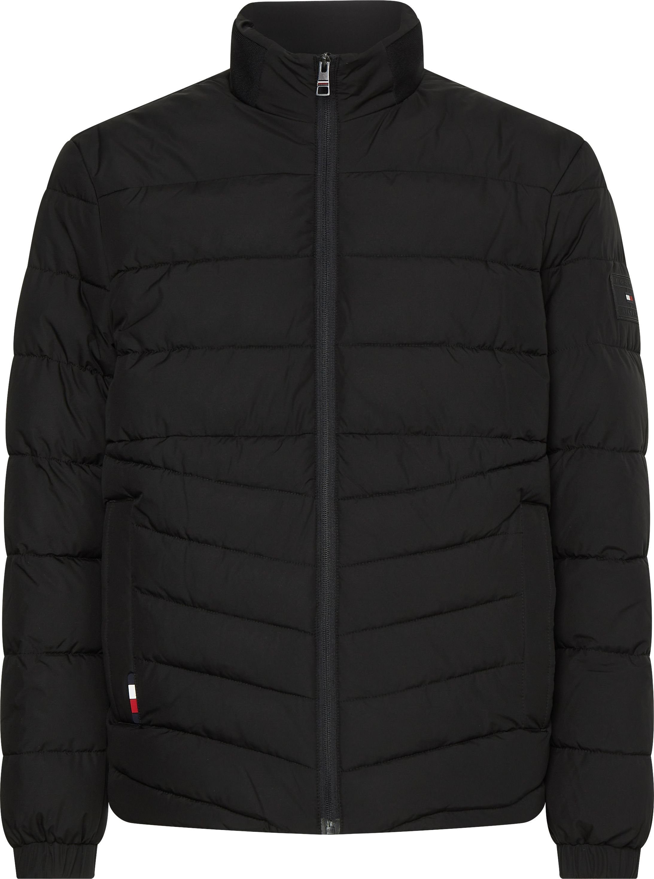 Tommy Hilfiger Steppjacke »BRANDED STAND COLLAR JACKET« mit Stehkragen