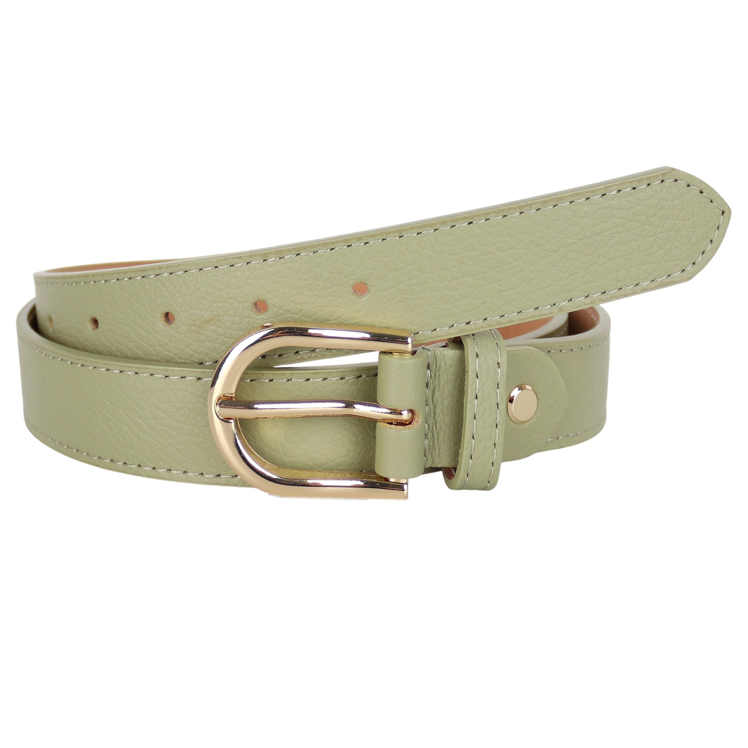MIRROSI Ledergürtel Damen Herren Gürtel, Made in Italy, 3cm breit (Passt fast zu jeder Hosenschlaufe, aus Echtem Leder)