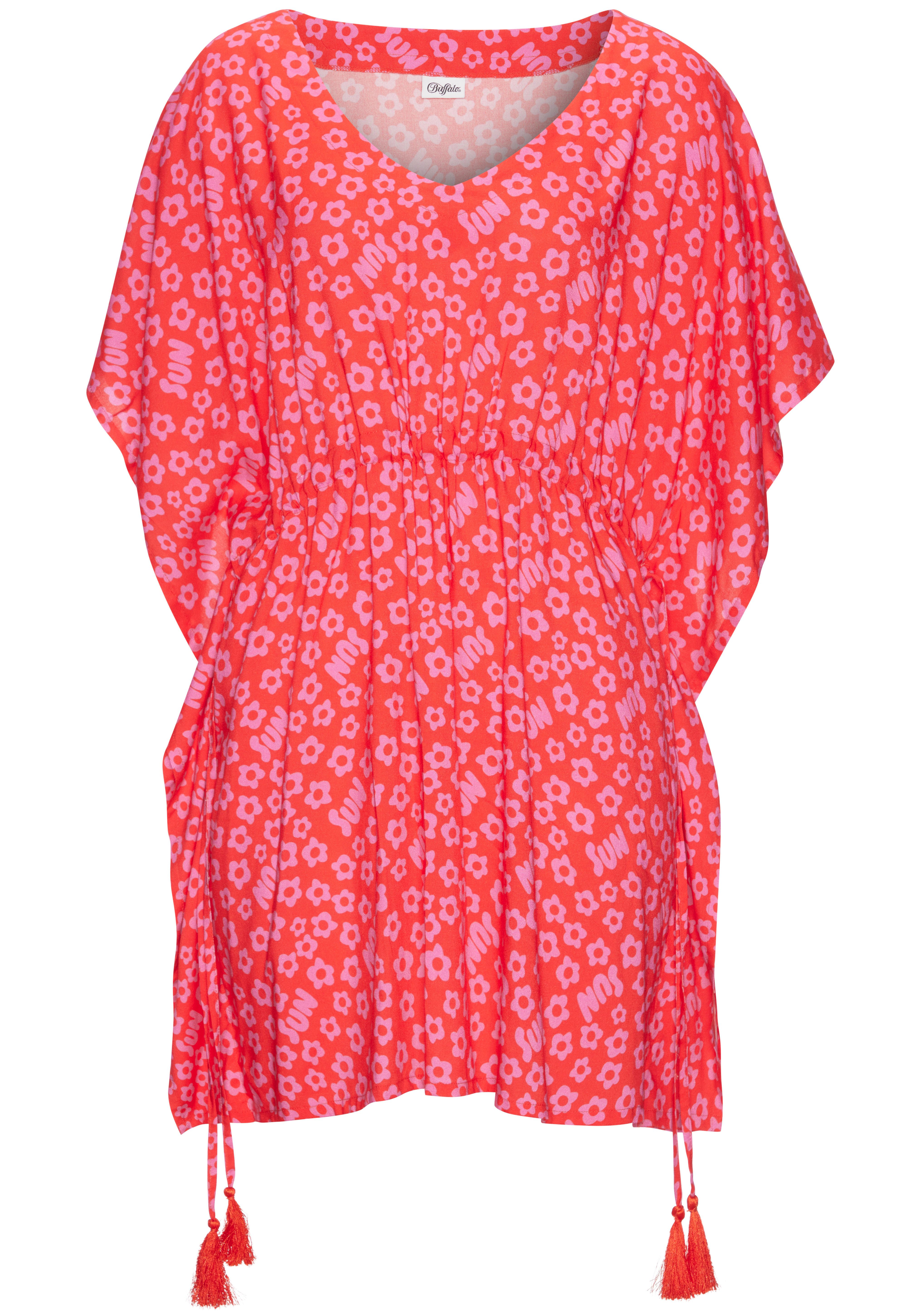 Buffalo Tunika aus Viskose, Blusenkleid, Strandmode günstig online kaufen