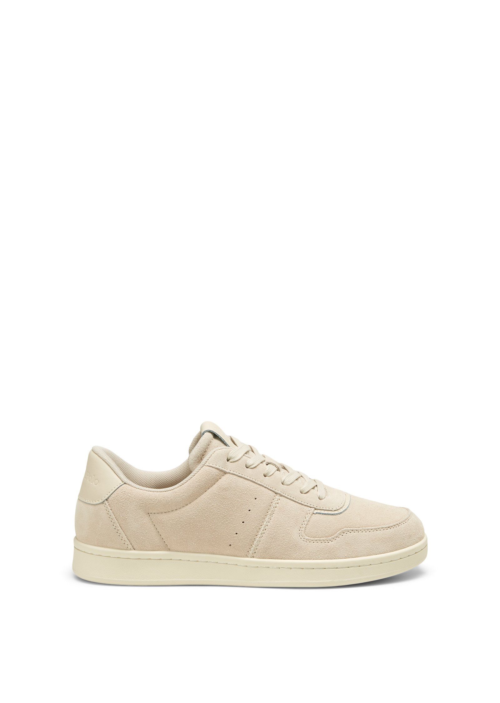 Marc O'Polo softem aus hellbeige Velours-Rindleder Sneaker