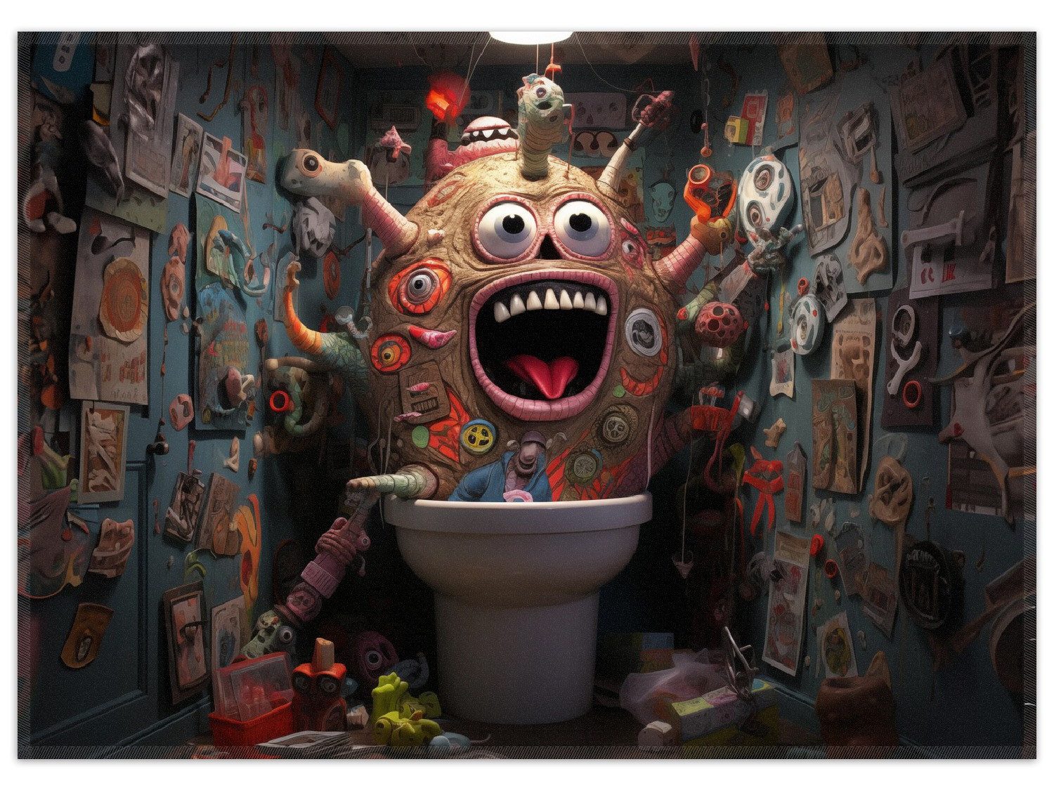 Teppich Kloalarm - Toilettentroll