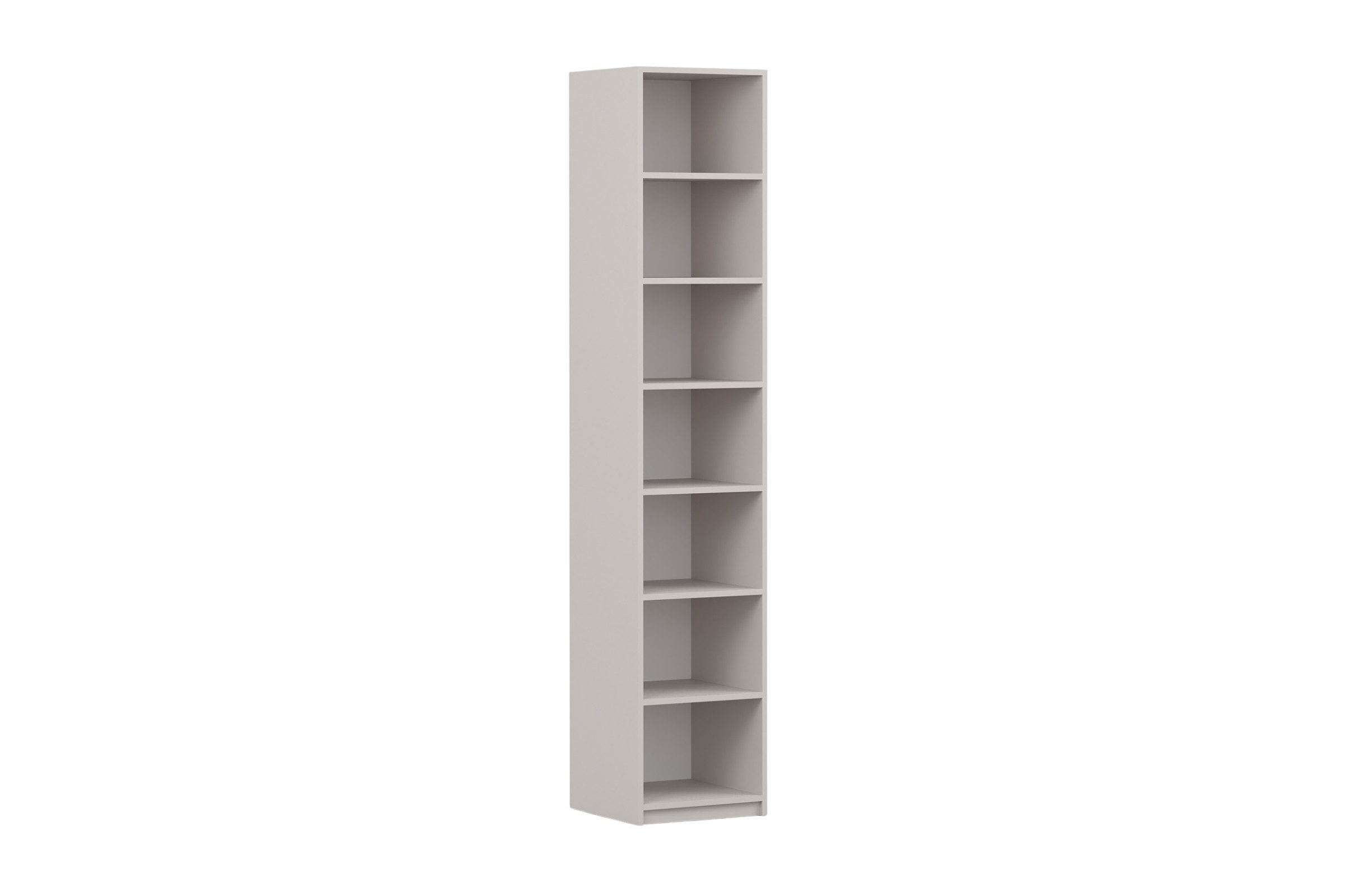 Deine Möbel 24 Regal MANO Standregal in Kaschmir Matt, 40 cm Breit, Bücherregal, Set 1-tlg., mit 7 Fächern, MANO - Kollektion