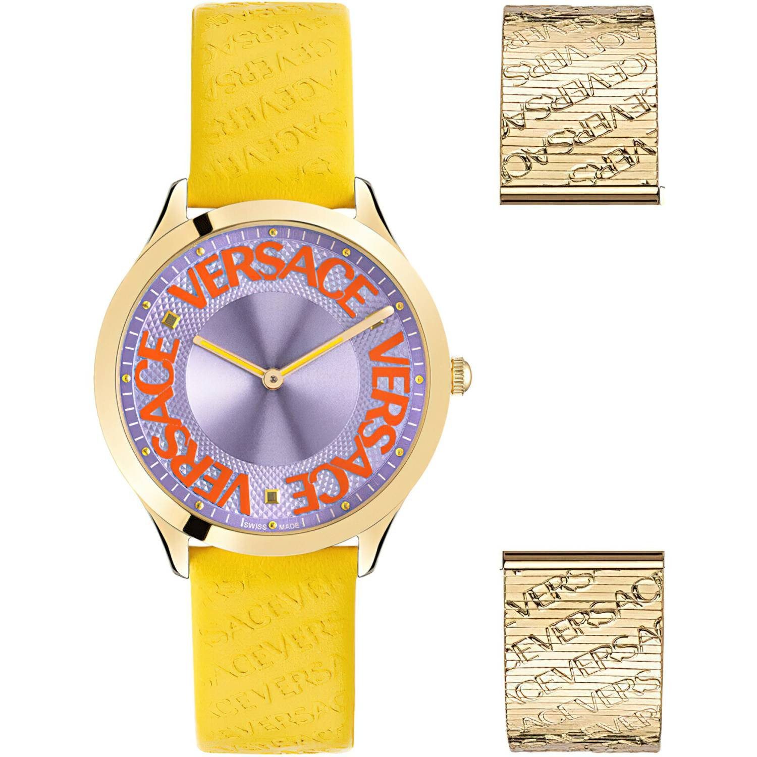 Versace Schweizer Uhr Logo Halo