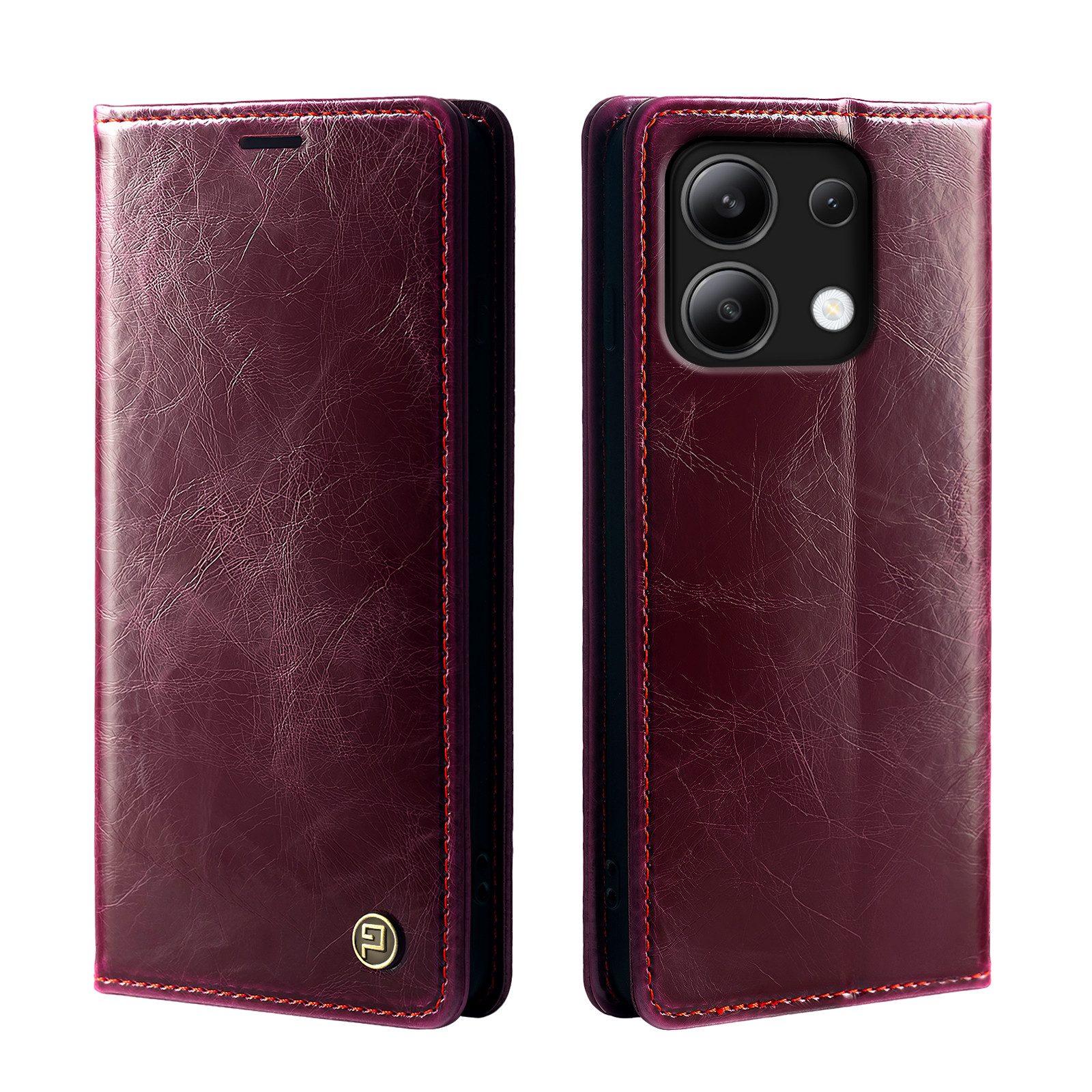 Tec-Expert Handyhülle Tasche Hülle für Xiaomi Redmi Note 13 6.67 Zoll, 6.67, Cover Klapphülle Case mit Kartenfach RFID Schutz aufstellbar