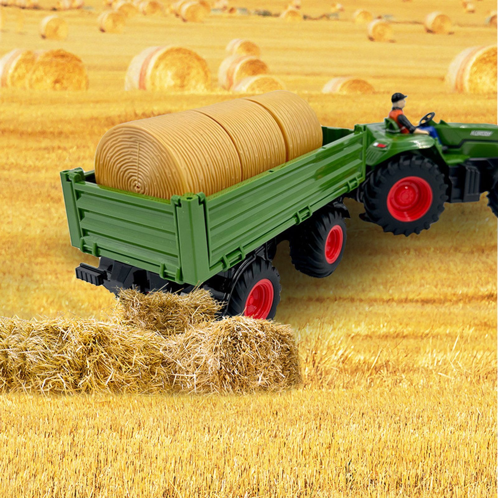 Esun RC-Traktor RC-Traktor Ferngesteuerter Traktor Spielzeug ab 3 4 5 Jahre günstig online kaufen