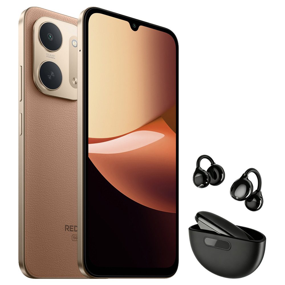 Xiaomi Redmi 17C 5G 4+128GB Smartphone & Bluetooth Kopfhörer Handy (17,25 cm, 50 MP Kamera)