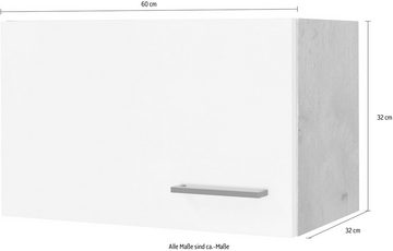 Flex-Well Kurzhängeschrank Vintea (B x H x T) 60 x 32 x 32 cm, mit Metallgriffen