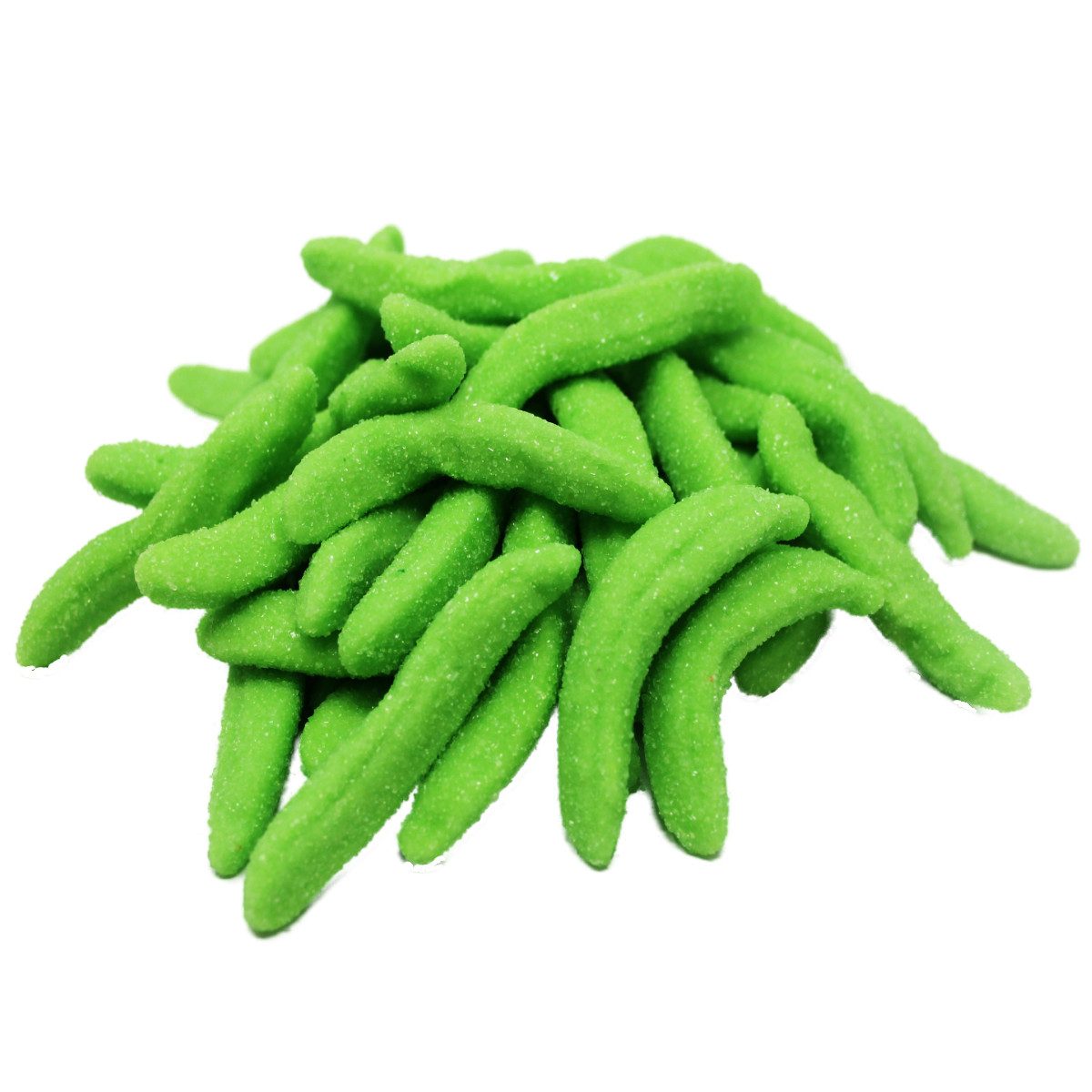 Dulceplus Süßigkeit, Fruchtgummi mit Schaumzucker gezuckert grüne Bananen Halal 1000g