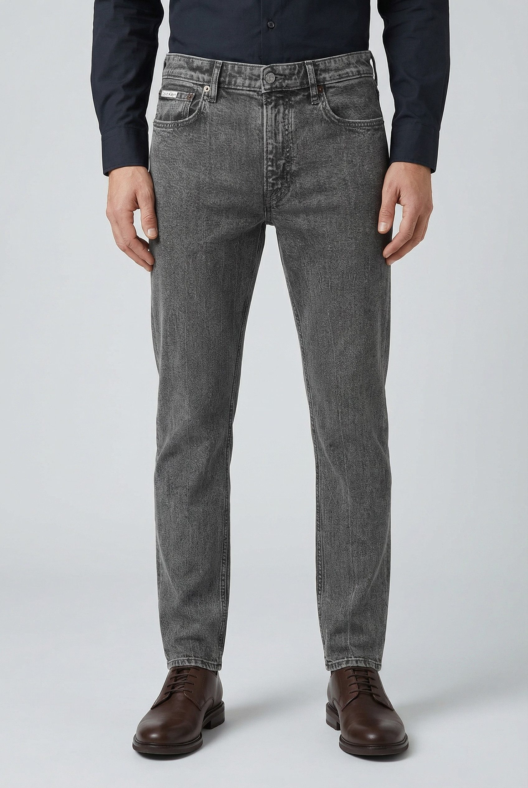 Calvin Klein Jeans Slim-fit-Jeans SLIM TAPER mit Markenlabel