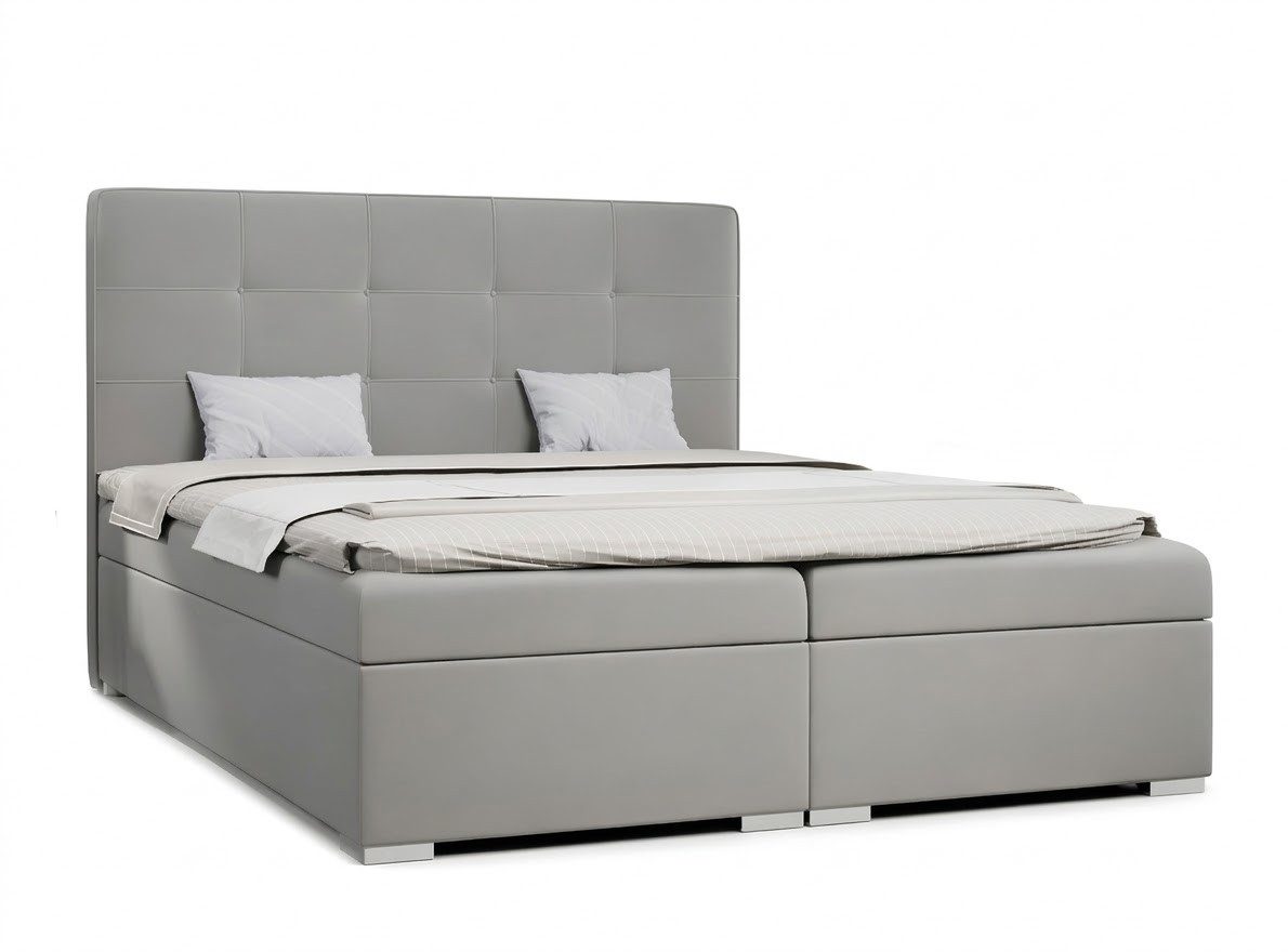 JVmoebel Boxspringbett Modern Designer Chesterfield Boxspringbett Doppelbett Sofort (1-St., Bett), Made in Europa