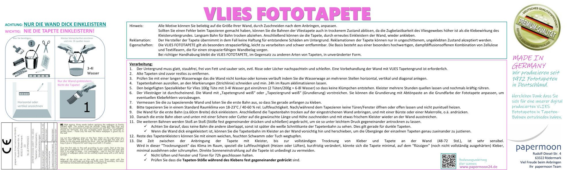 Papermoon Fototapete GOLDENE LIPPEN-SCHMUCK ART DESIGN günstig online kaufen