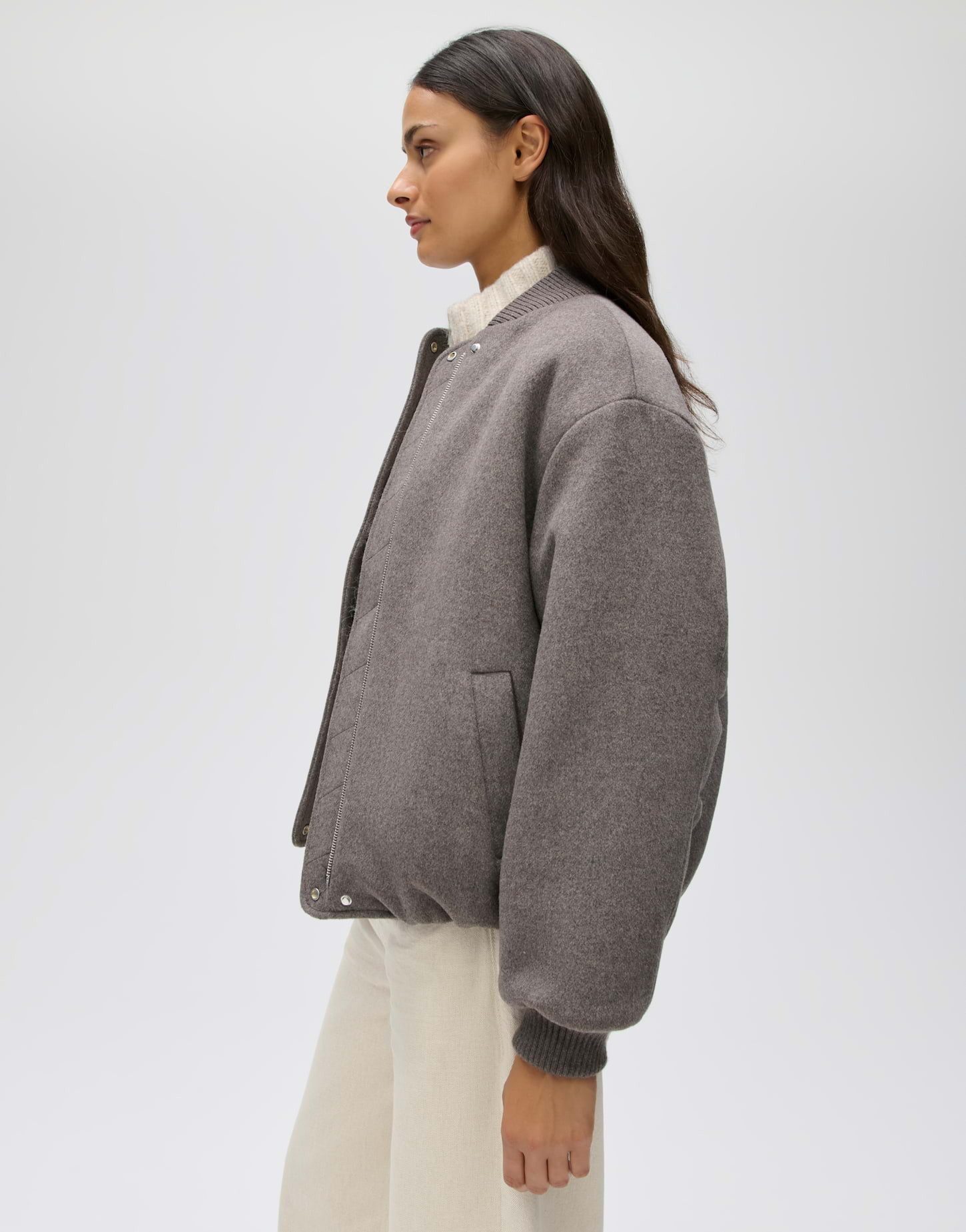 OPUS Winterjacke Huldara aus Wollgemisch mit wendbarer Funktion O-Silhouette mit wendbarer Optik und schrägen Paspeltaschen – Bild 5 von 5