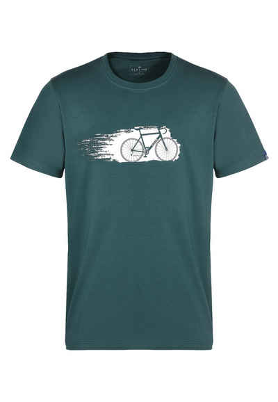 Elkline T-Shirt Switch Kurzarm Shirt Bike Fahrrad Print Baumwolle