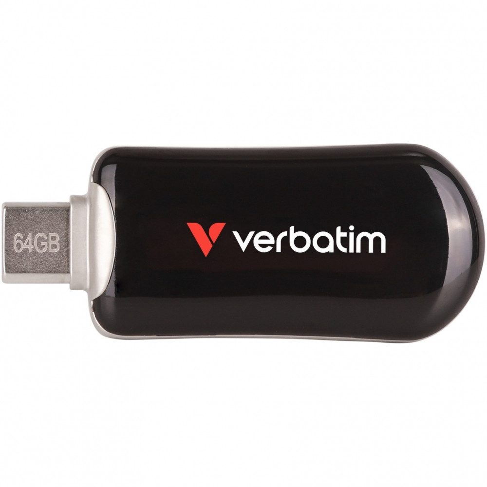 Verbatim Plectra 64 GB - Speicherstick - schwarz USB-Stick
