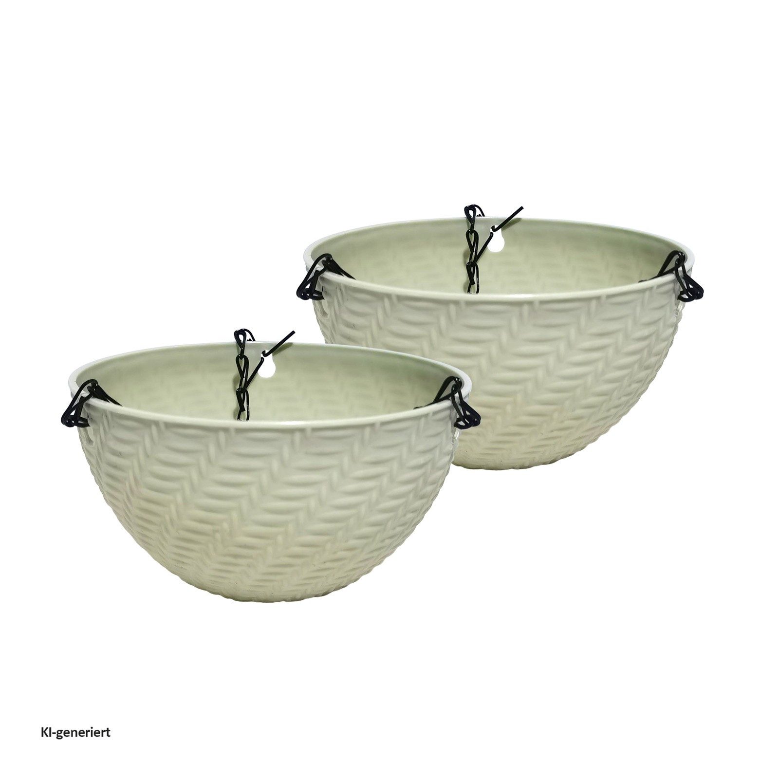HTI-Living Blumenampel Blumenampel Nessa Pastell 2er-Set (Set, 2 St., 1 Blumenampel), Blumentopf hängend Kunststoff