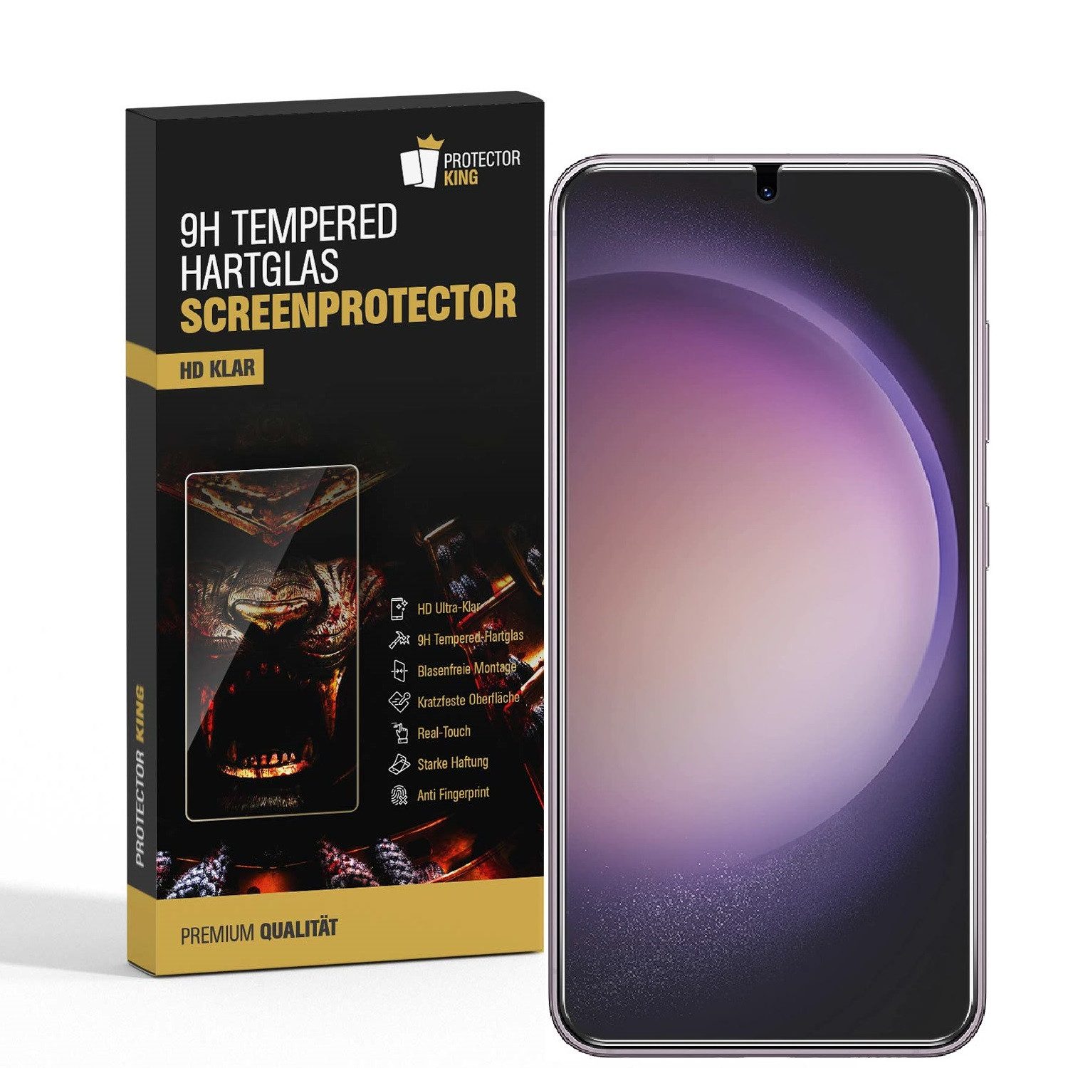 Schutzfolie 2x 9H Panzerglas für Samsung Galaxy S25 HD KLAR echtes Tempered Glass