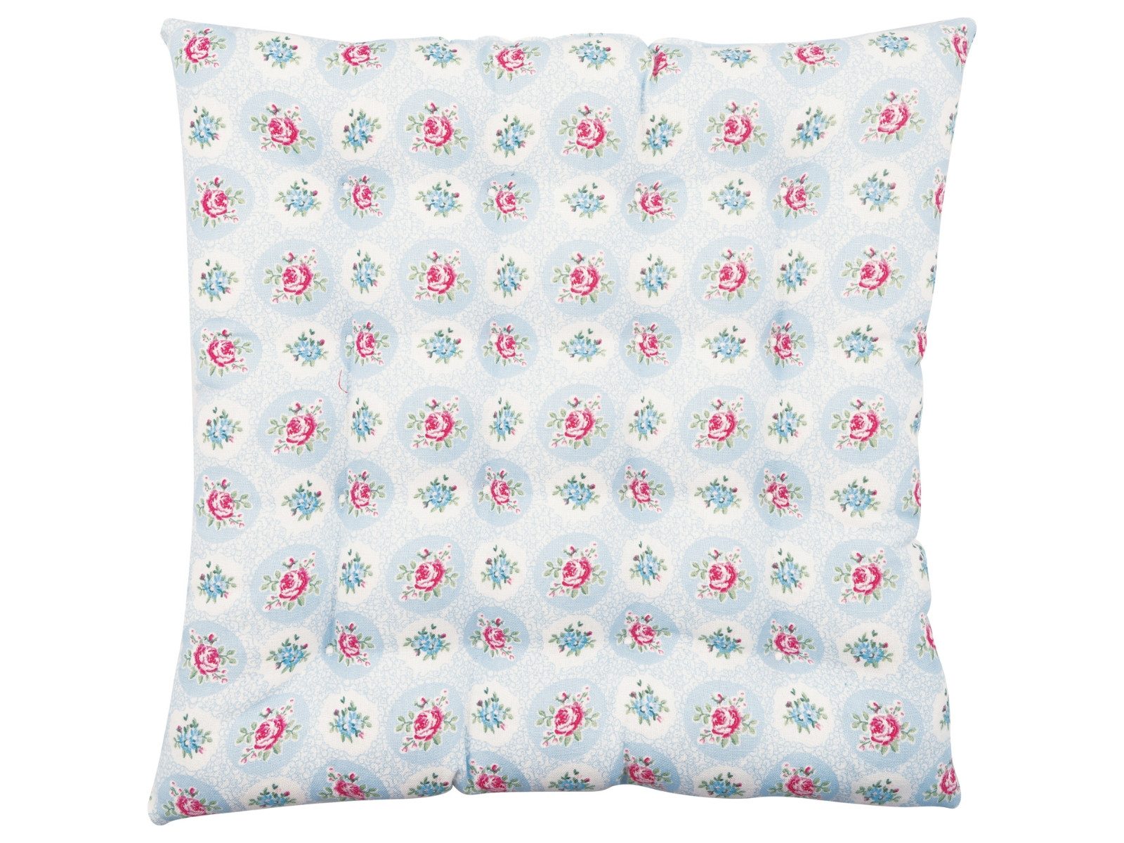 Greengate Sitzkissen Louisa Sitzkissen white 40x40cm