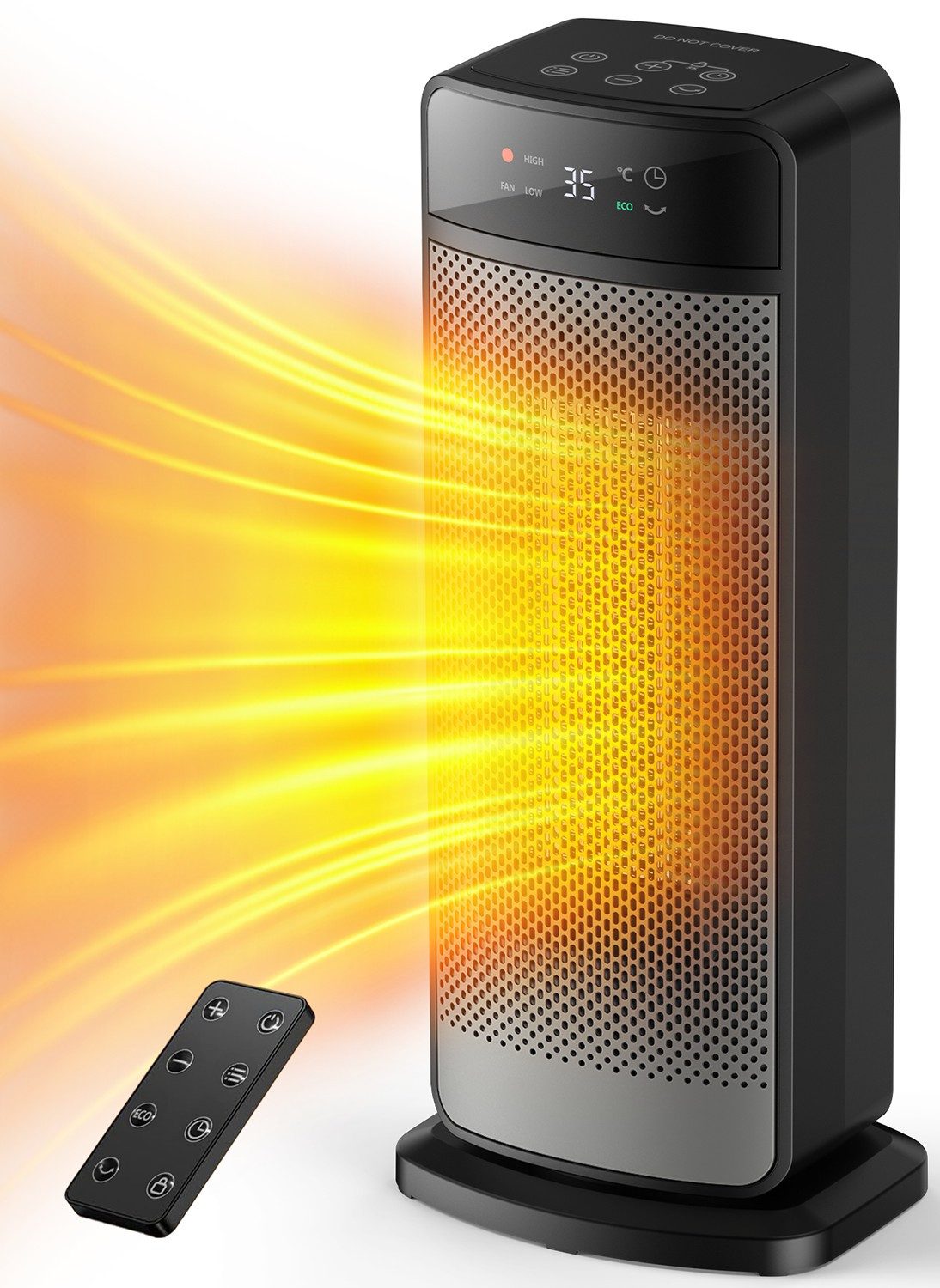 ATEROLL Heizlüfter mit 6 Funktionstasten 2000W Keramikheizlüfter 24h Timer, günstig online kaufen