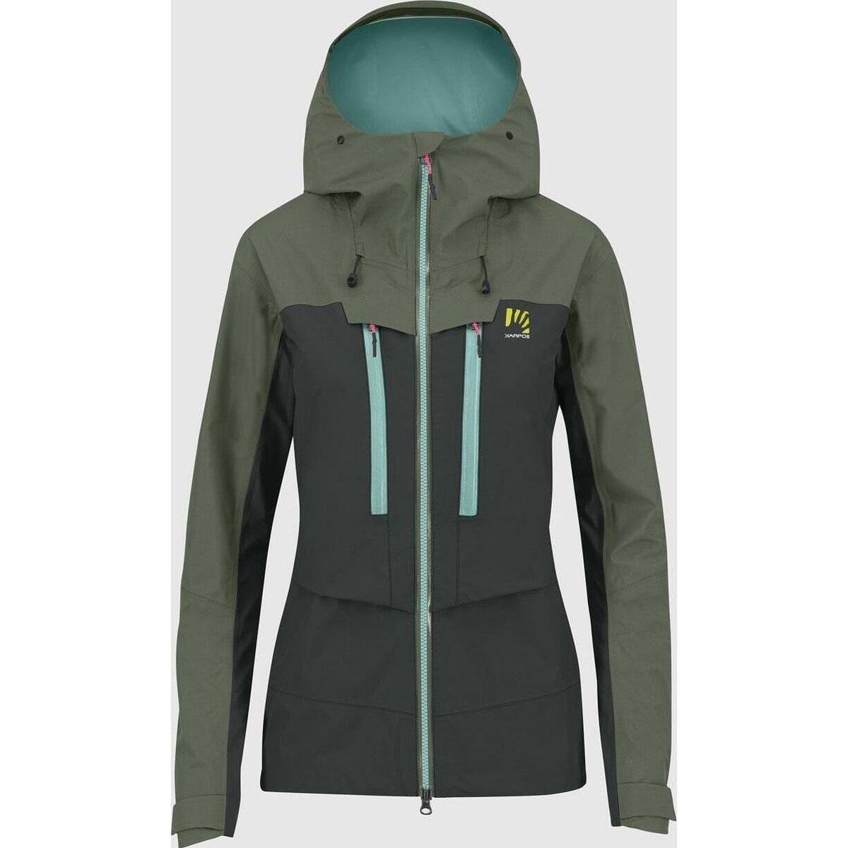 Karpos Skijacke Midi Shell W Jacket Wasserdichte Außenjacke, vollständig getaped. Sie besteht aus 100%