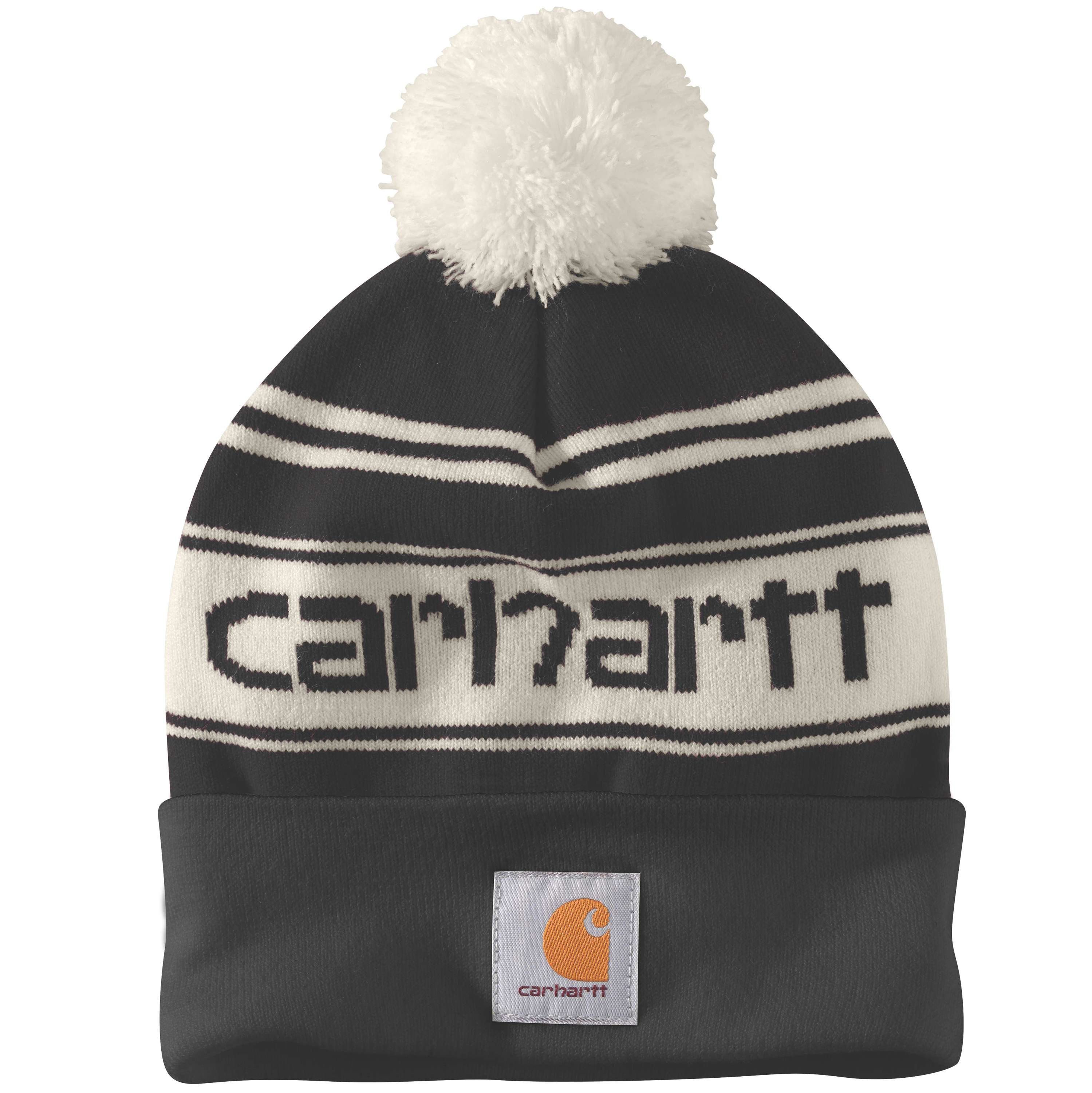 Carhartt Bommelmütze Carhartt KNIT CUFFED LOGO BEANIE 105168 (1-St)