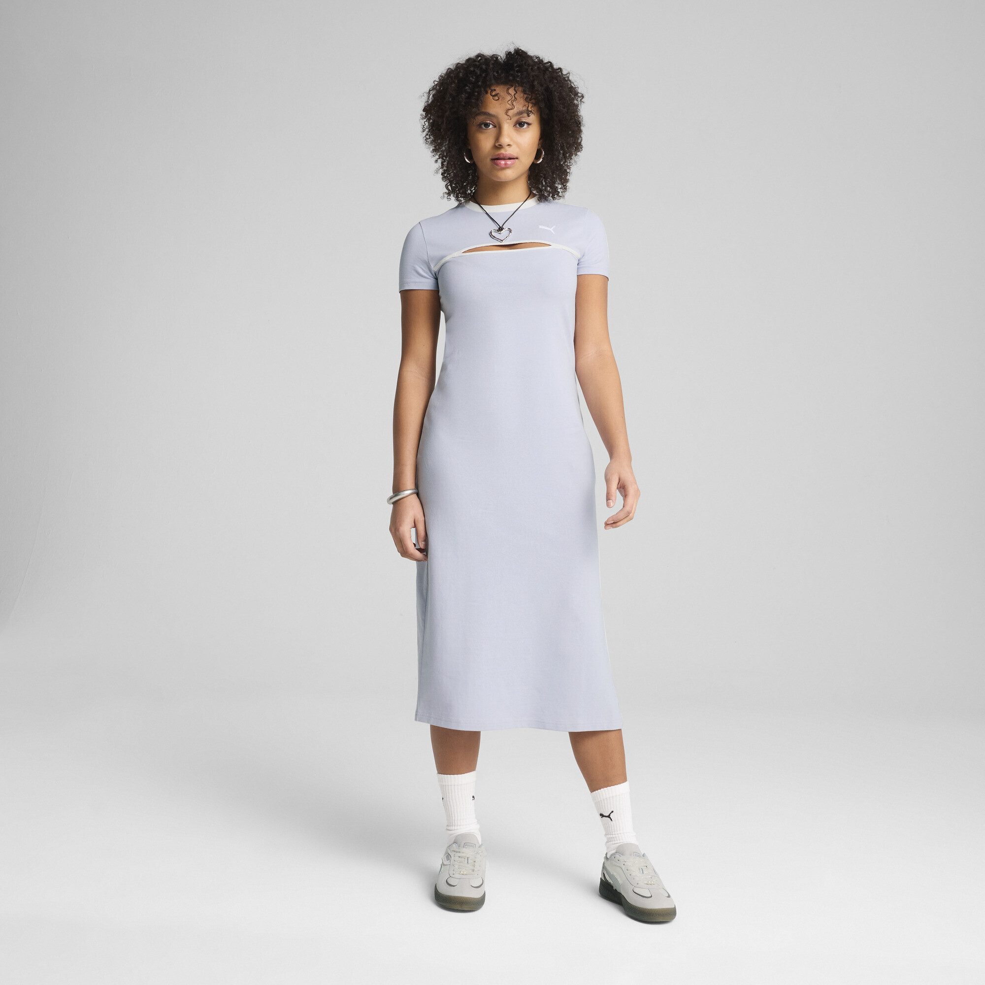 PUMA Sweatkleid WARDROBE ESS Midikleid mit günstig online kaufen