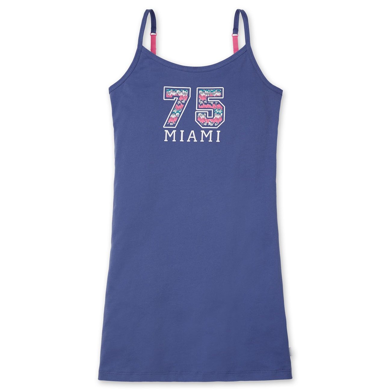 Schiesser Nachthemd Miami Mädchen Schlafanzug Sleepshirt Baumwolle verstellbare Träger