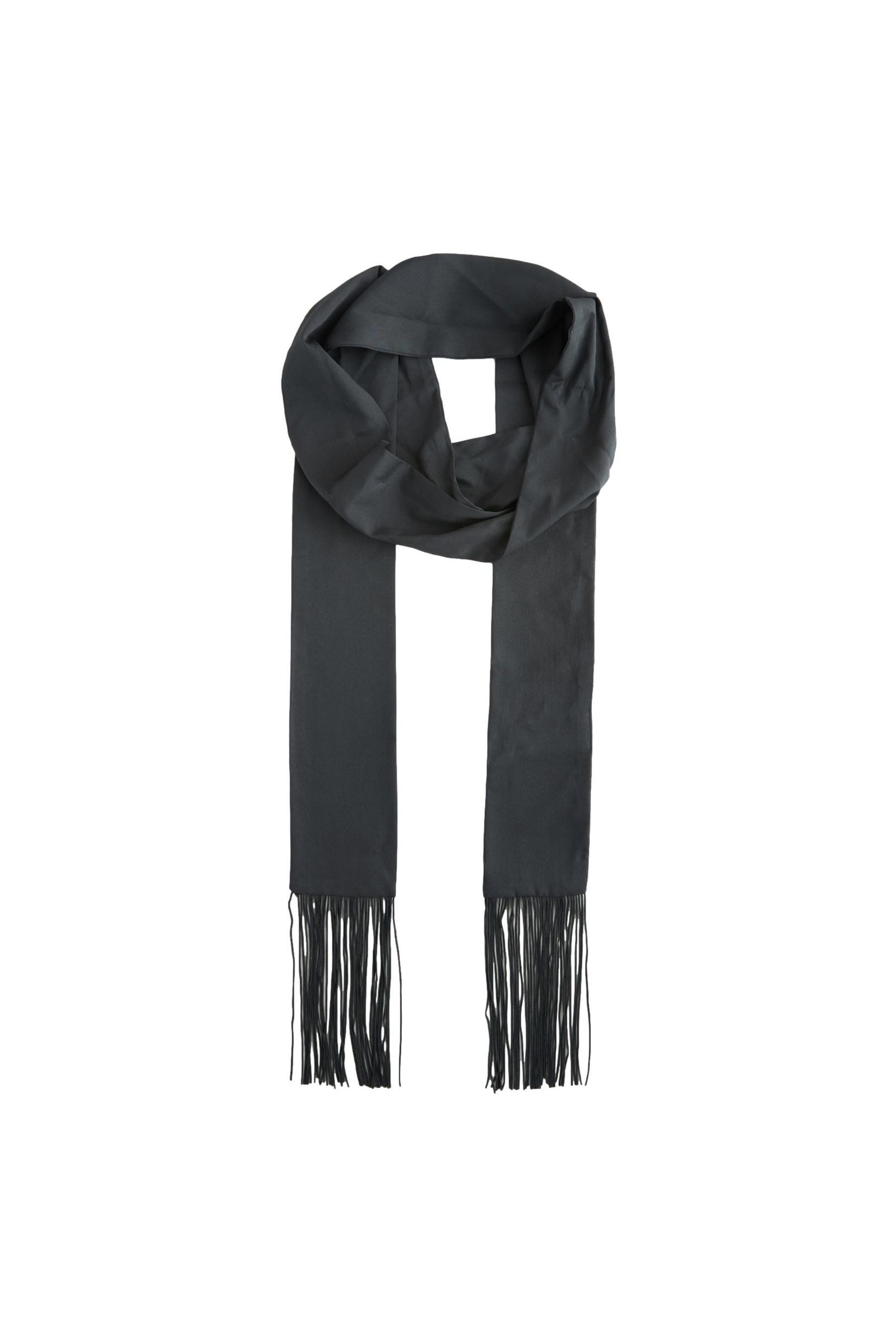 Next Schal Skinny Satin-Schal mit Fransenbesatz, günstig online kaufen