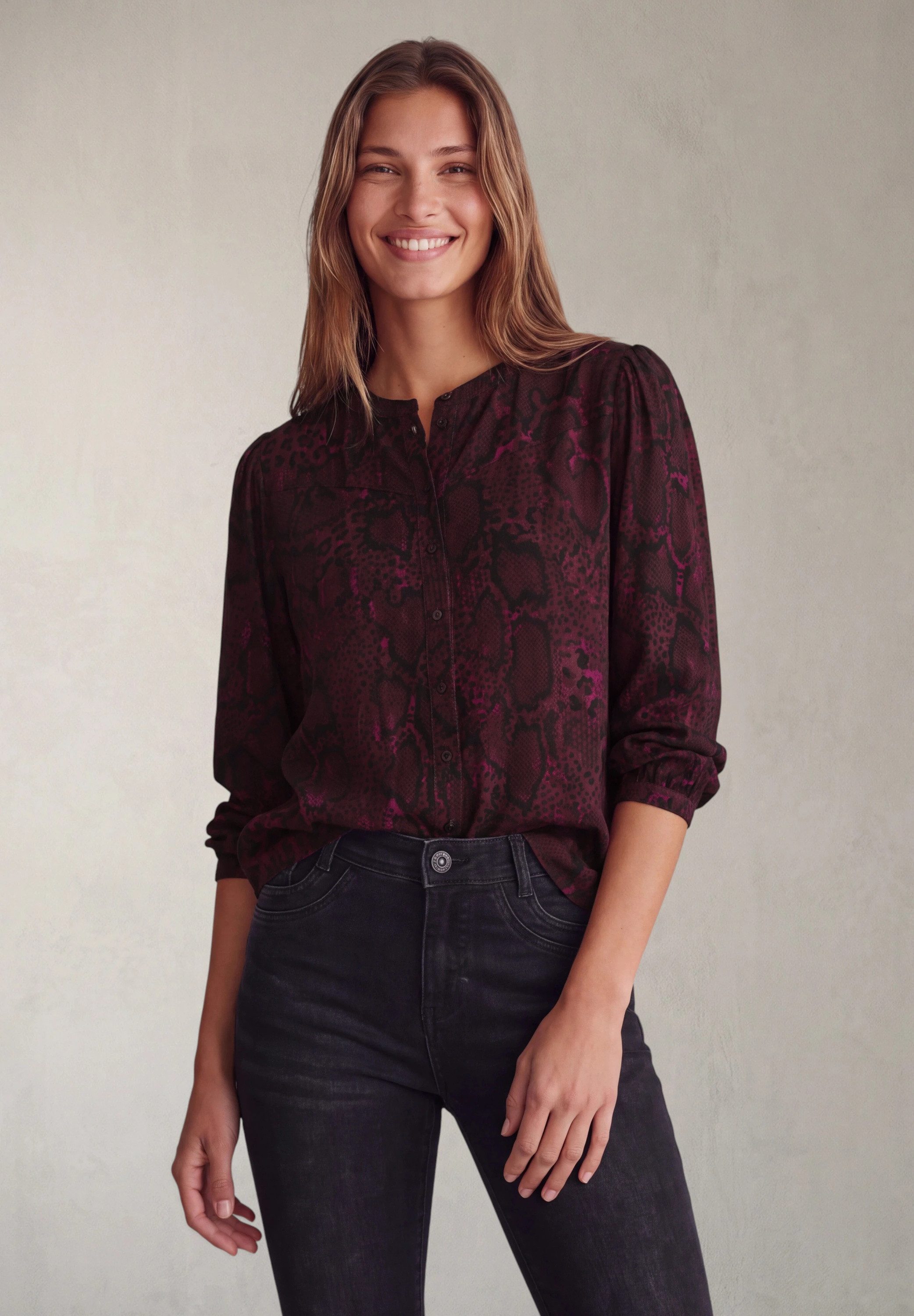 STREET ONE STUDIO Shirtbluse aus softer Viskose