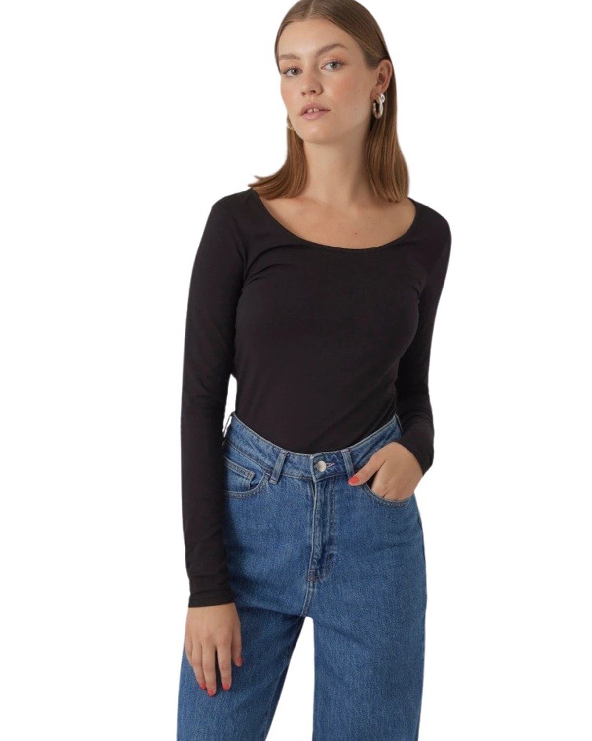 Vero Moda Langarmshirt stilvolle Longsleeves mit günstig online kaufen