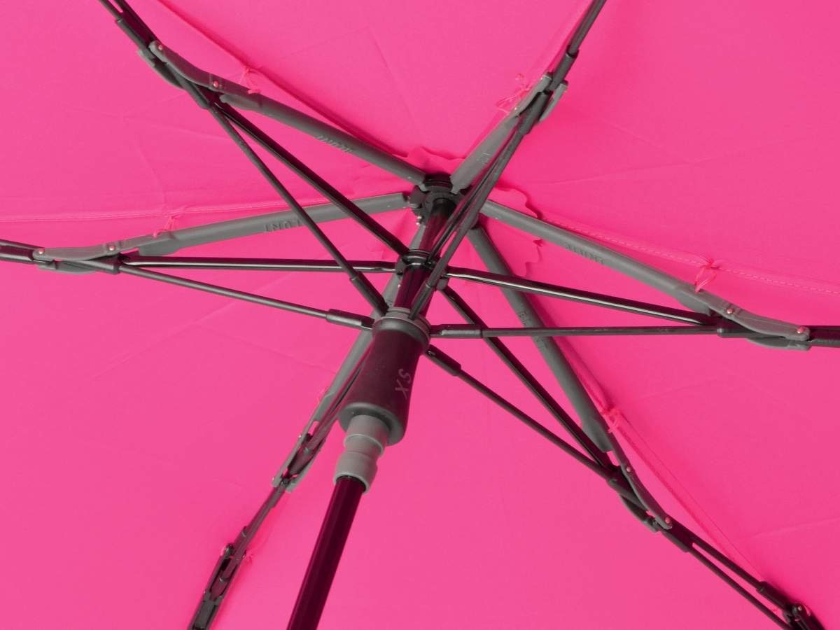 unterwegs, und Metro, Regenschirm, pink für Taschenschirm, Auto Blunt Durchmesser 96cm Taschenregenschirm