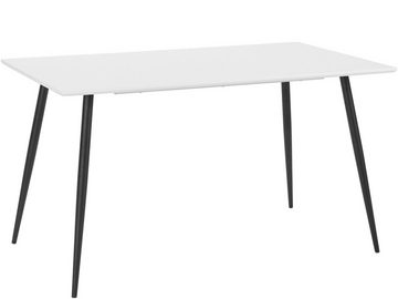 loft24 Essgruppe Dale/Benji, (5-tlg., Esstisch mit 4 Stühlen), Esstisch 140 cm, FSC®-zertifiziert, Sitzhöhe 48,5 cm