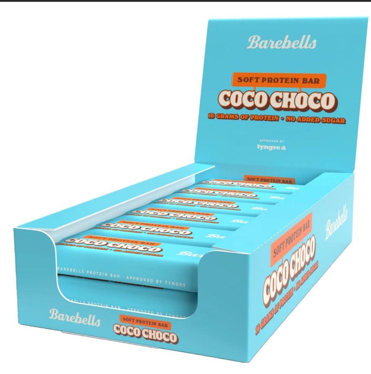 Barebells Barebells Protein Riegel(12 x 55g),Softbar Coco Choco Whey Bar Riegel, 12 er Packung à 12,00 St., 660 g, Hoher Proteingehalt, Wenig Zucker
