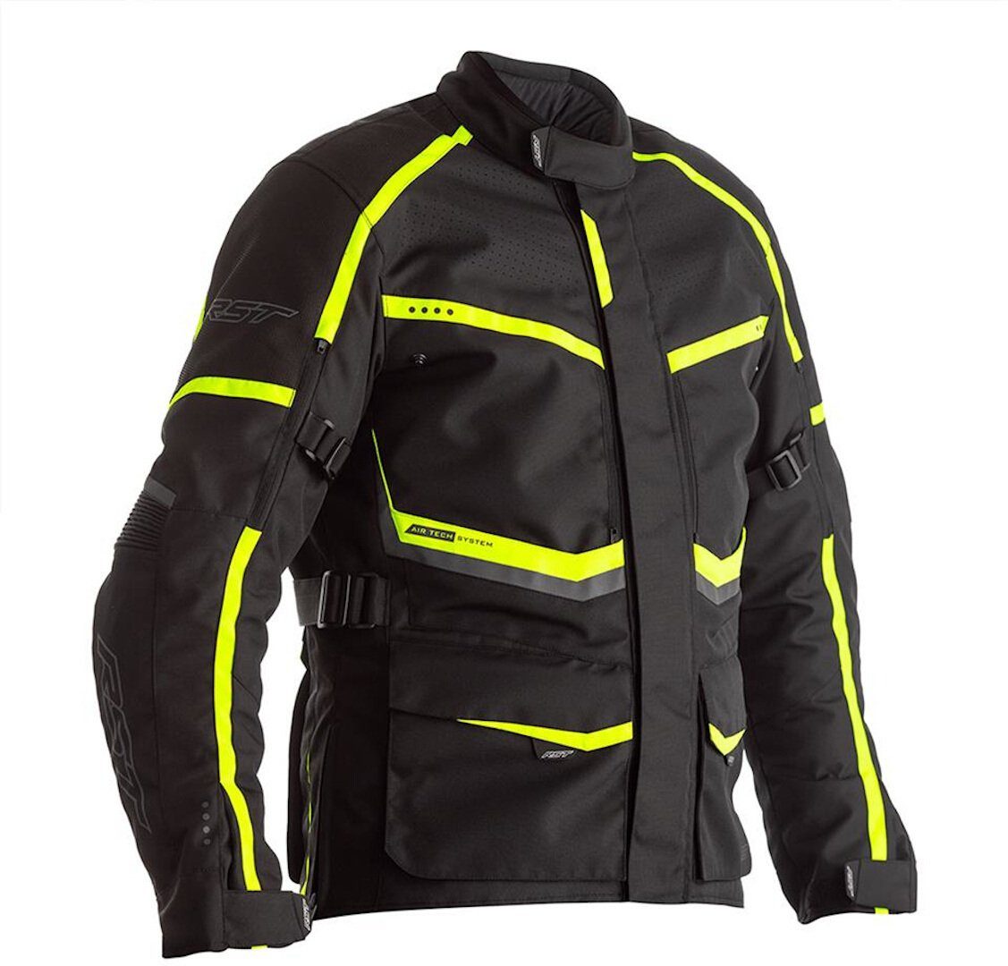 RST Motorradjacke Maverick Damen Motorrad Textiljacke Rückenprotektor enthalten,herausnehmbares Innenfutter