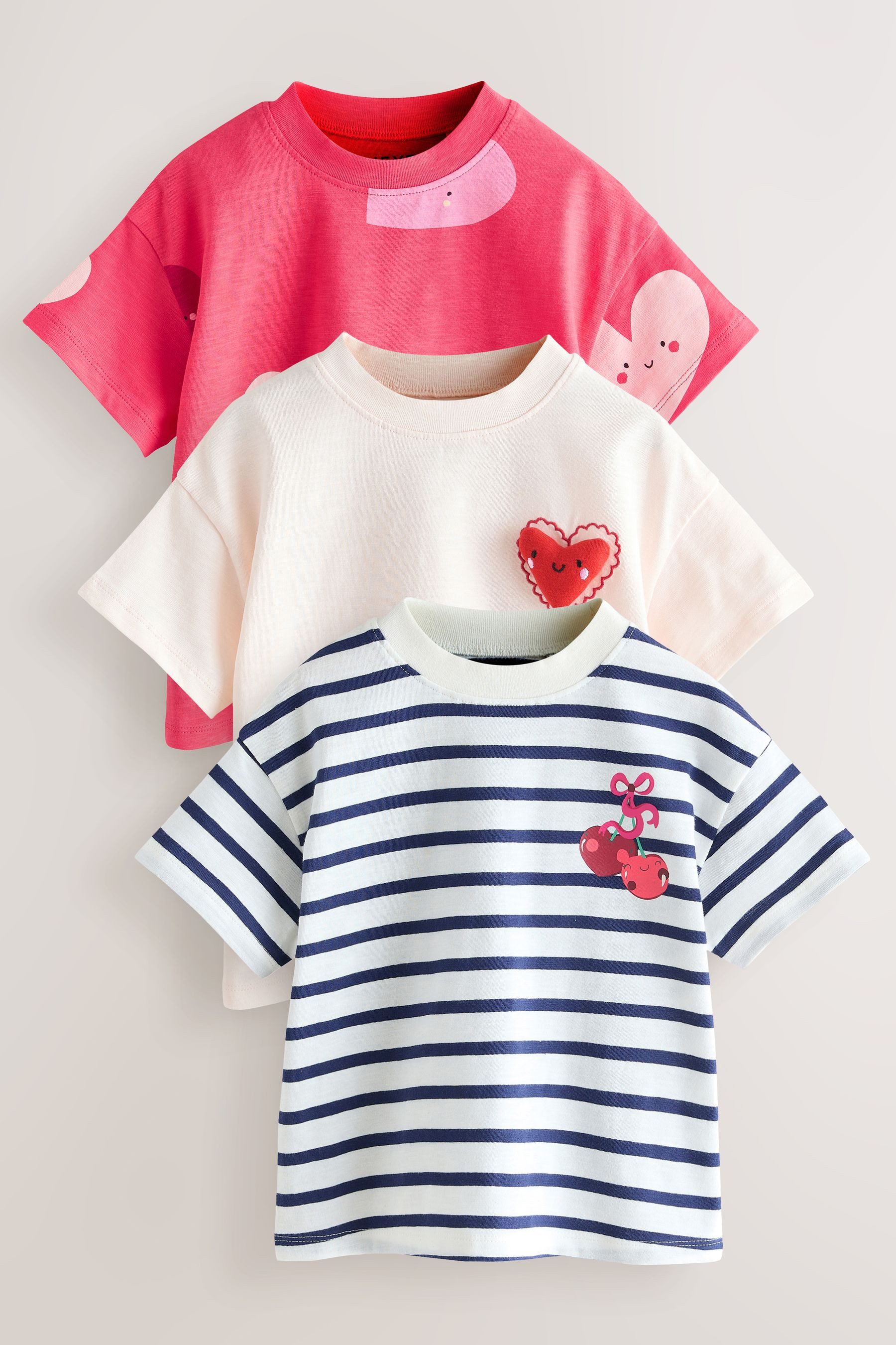 Next T-Shirt T-Shirts, 3er-Pack (3-tlg)