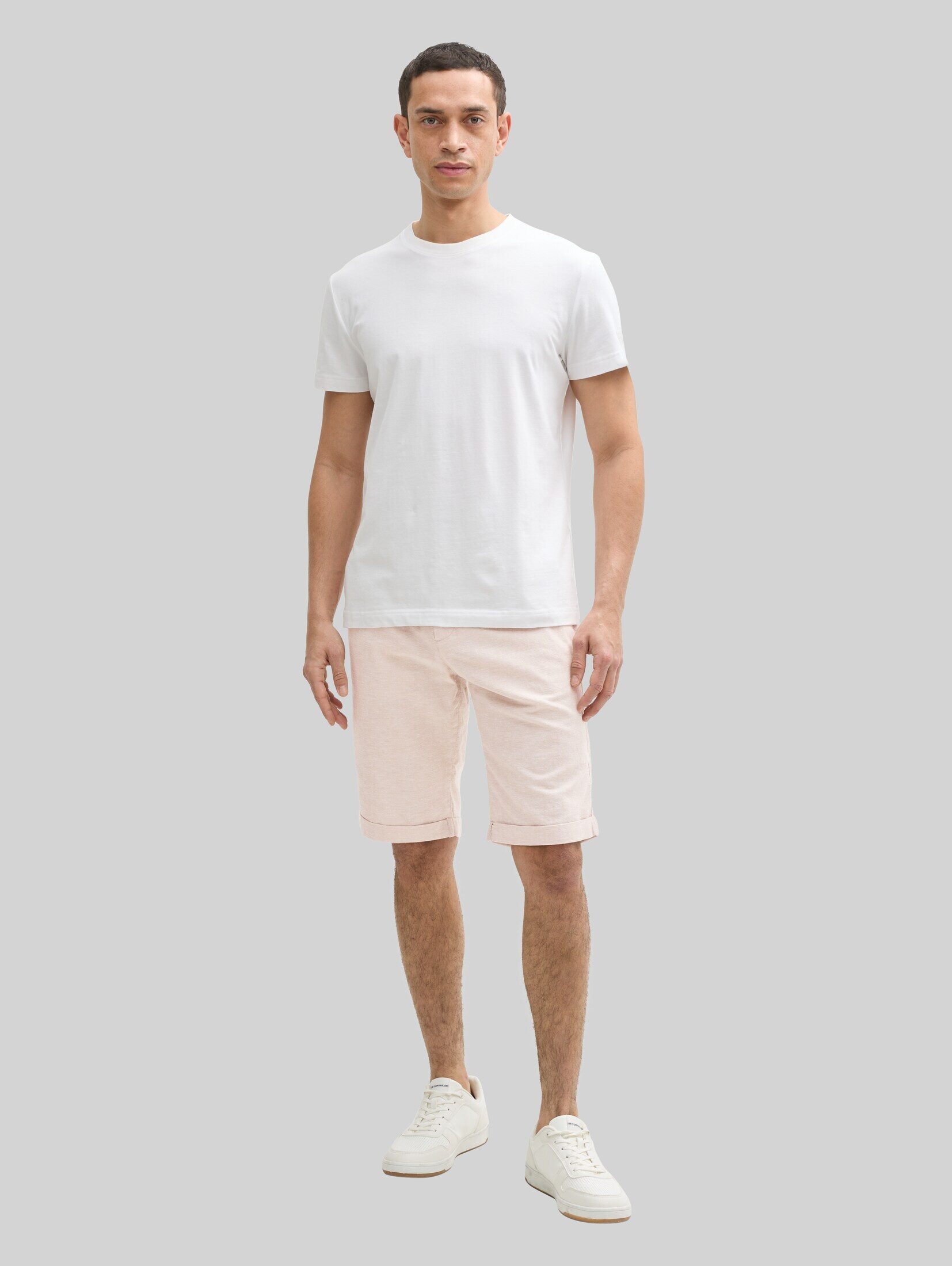TOM TAILOR Bermudas Hosen & Chino Regular Shorts mit Leinenanteil