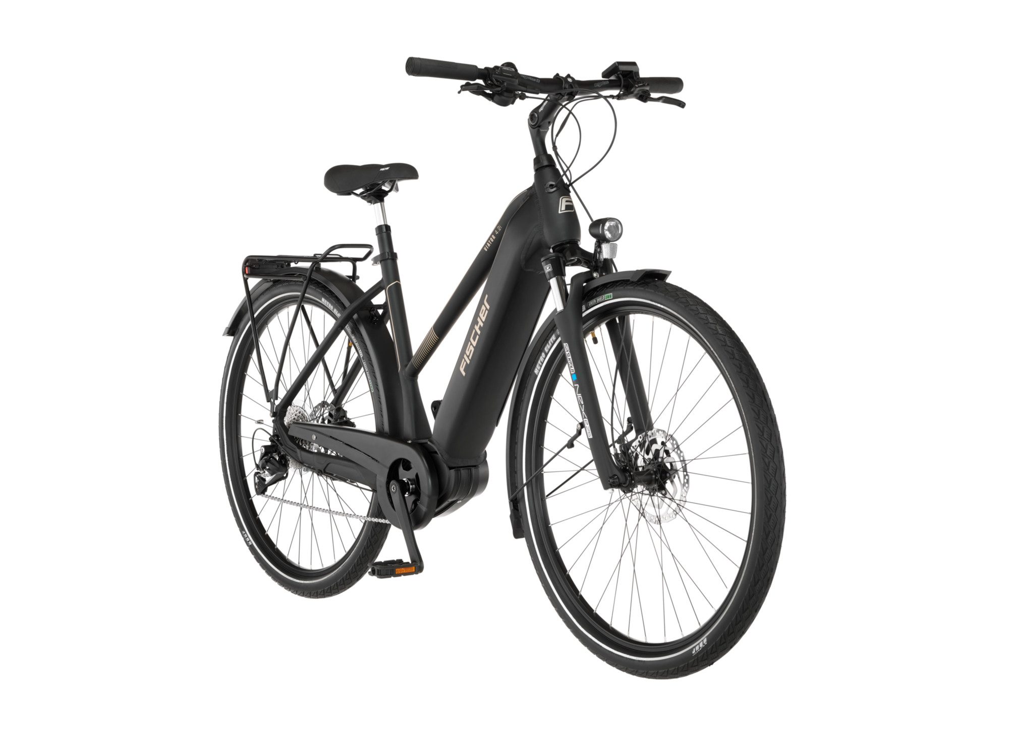 FISCHER Fahrrad E-Bike Trekkingrad VIATOR 4.2i 630 ACTIVE, 9 Gang Shimano, Mittelmotor, 630 Wh