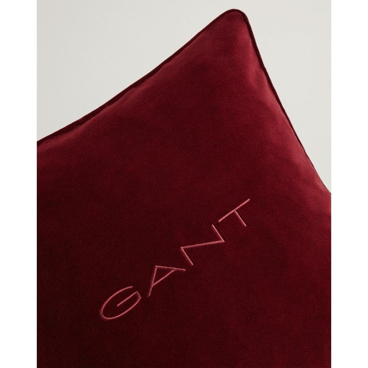 Red Kissenhülle Home Gant Velvet Samt Kissenhülle Cushion (50x50cm), Gant Plumped