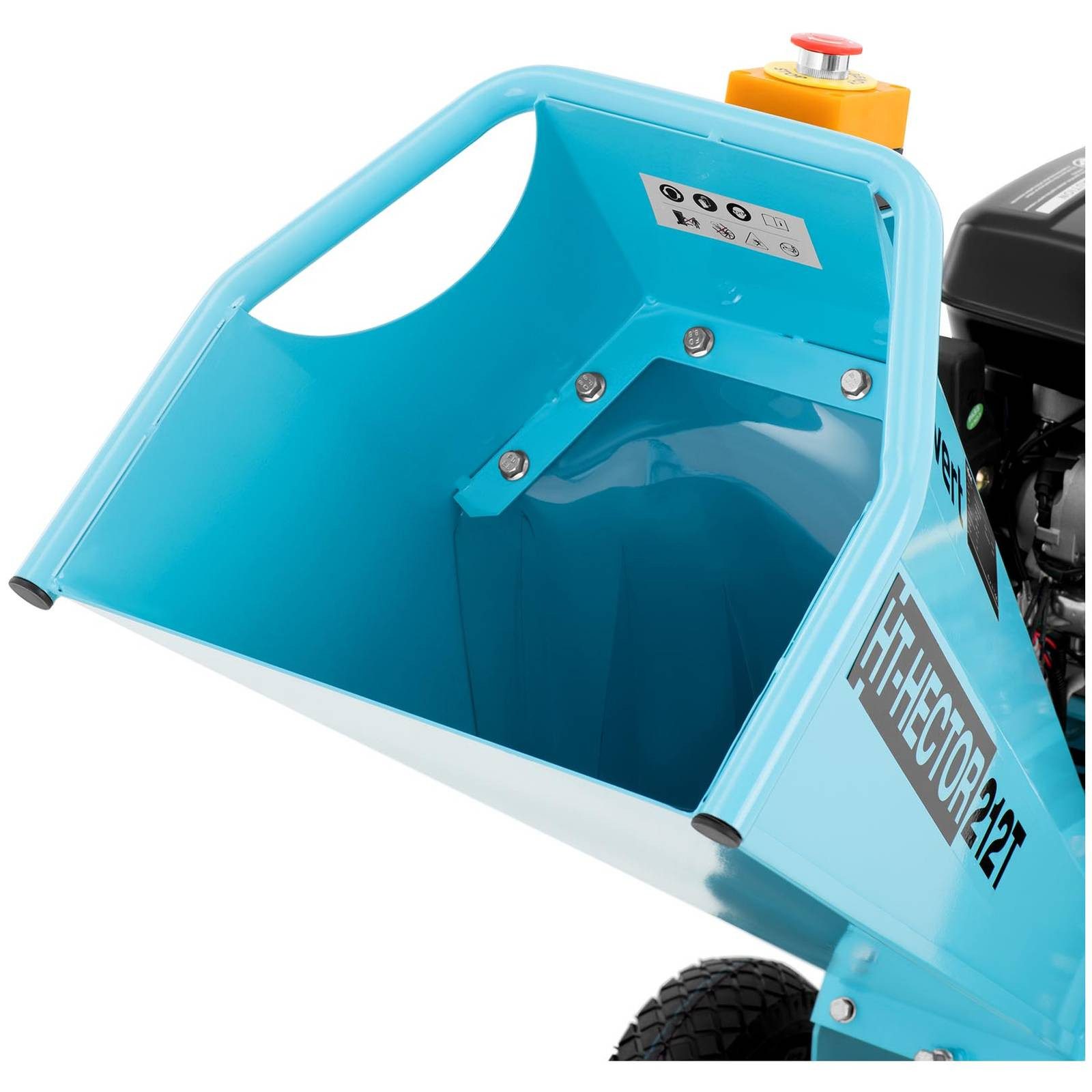 Hillvert Häcksler Gartenhäcksler Ø 70 mm Schredder Holzhäcksler Benzin 6,5 PS 2 Klingen