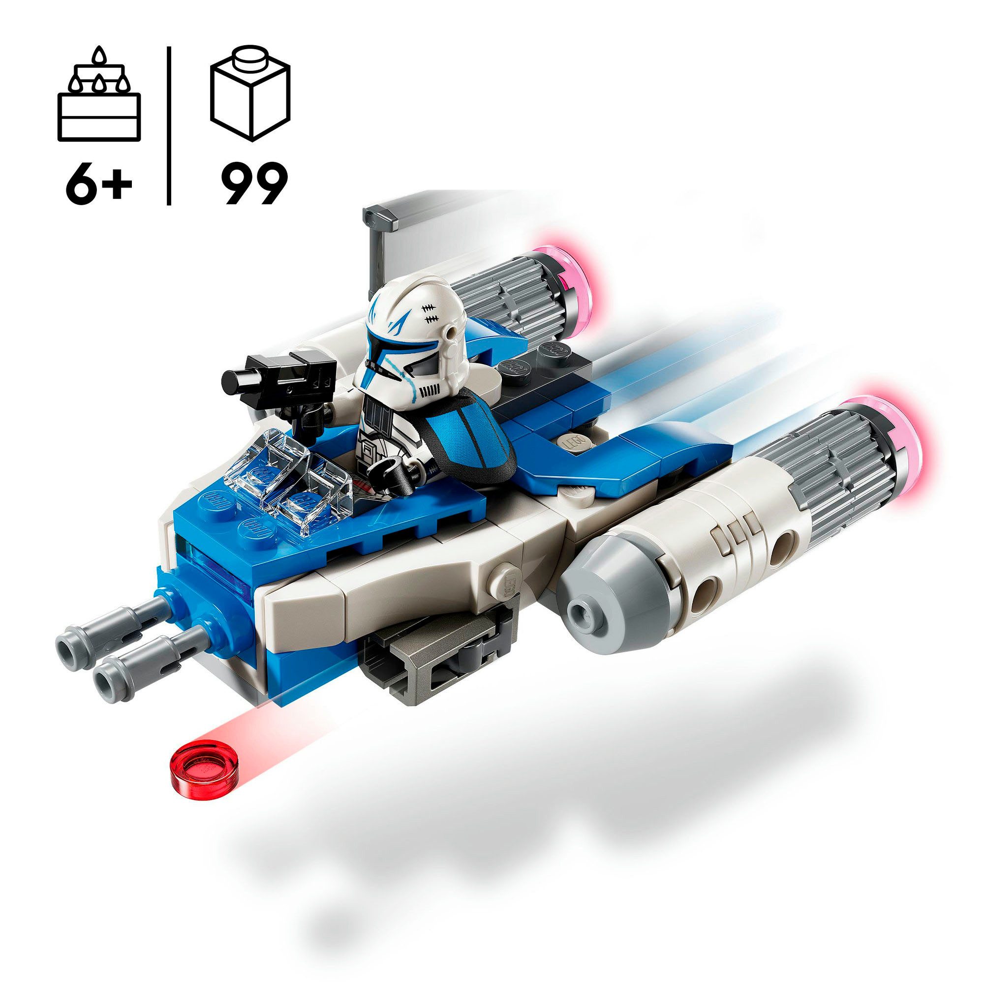 LEGO® Captain Rex™ Y-Wing™ Microfighter (75391), LEGO Star Wars™ Konstruktionsspielsteine, (99 St), Made in Europe